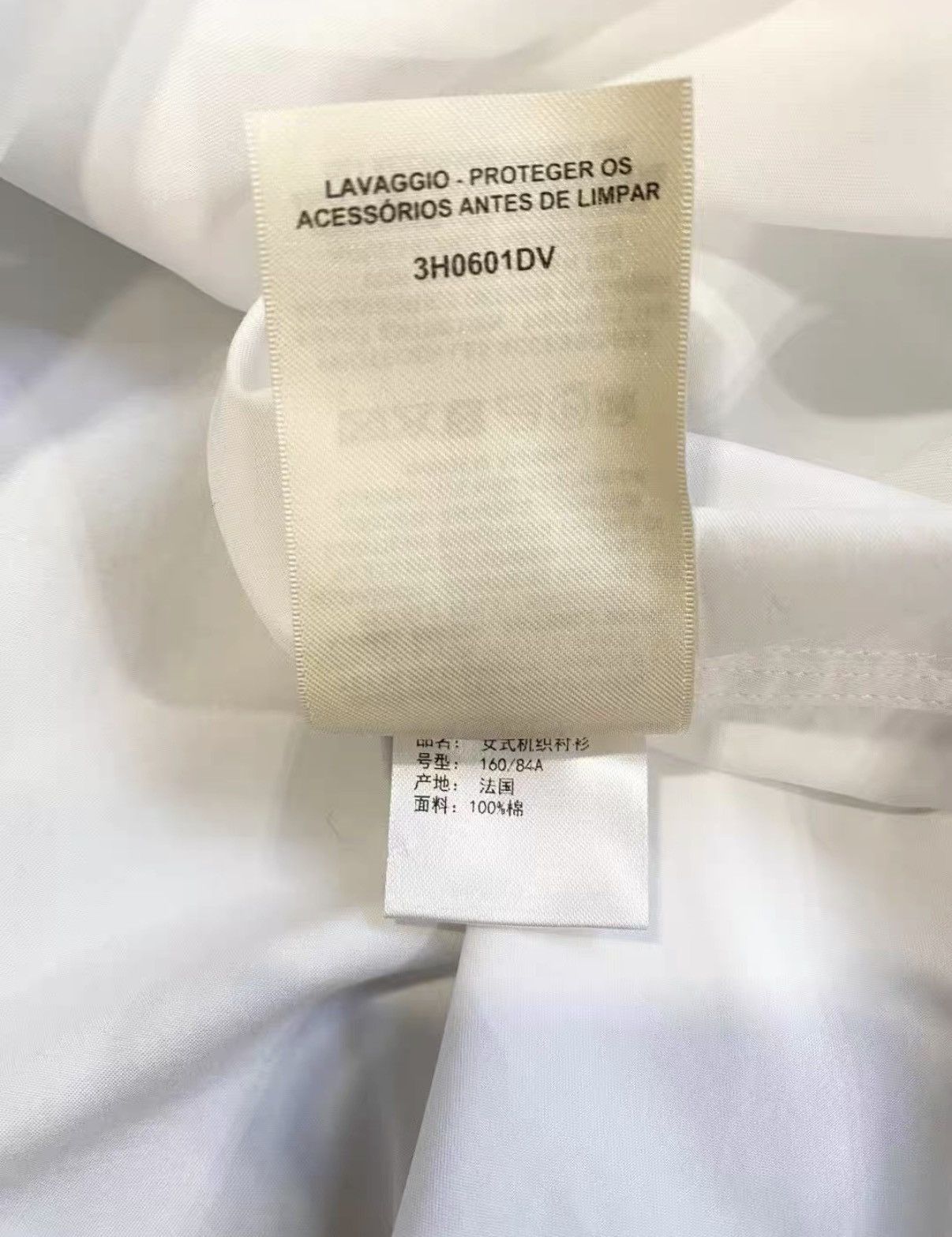 Hermes Hermès White Stand Collar Loose Shirt Dress J33 Size XS / US 0-2 / IT 36-38 - 5 Thumbnail
