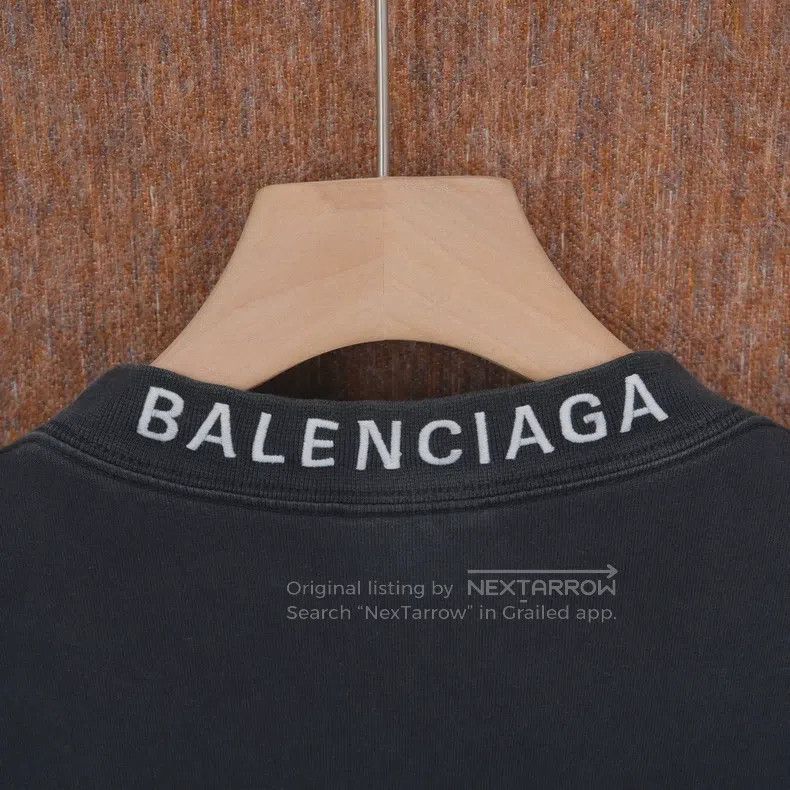 Balenciaga Balenciaga Letter Heart-Shaped Printed Short Sleeve T-Shir Size US XS / EU 42 / 0 - 4 Thumbnail