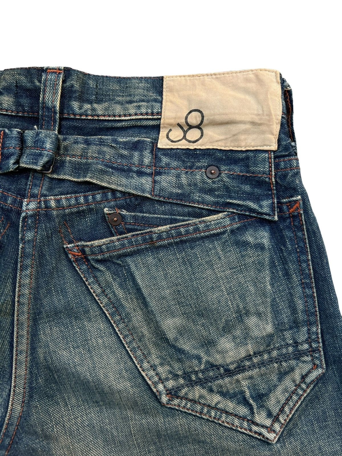Johnbull John Bull Japan Buckle Back Selvedge StraightCut Jeans 28x31 Size US 28 / EU 44 - 8 Thumbnail