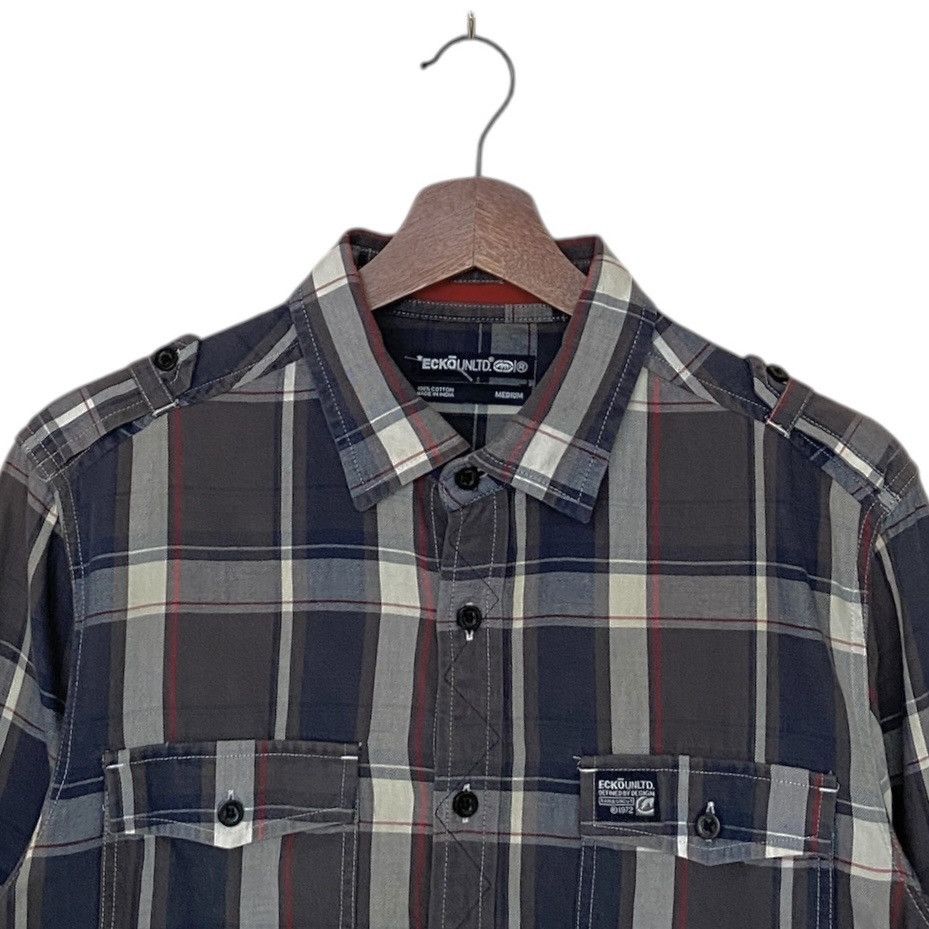 Ecko Unltd. Vintage Brand Ecko Unltd Checkered Shirt 2000s Size US M / EU 48-50 / 2 - 7 Thumbnail