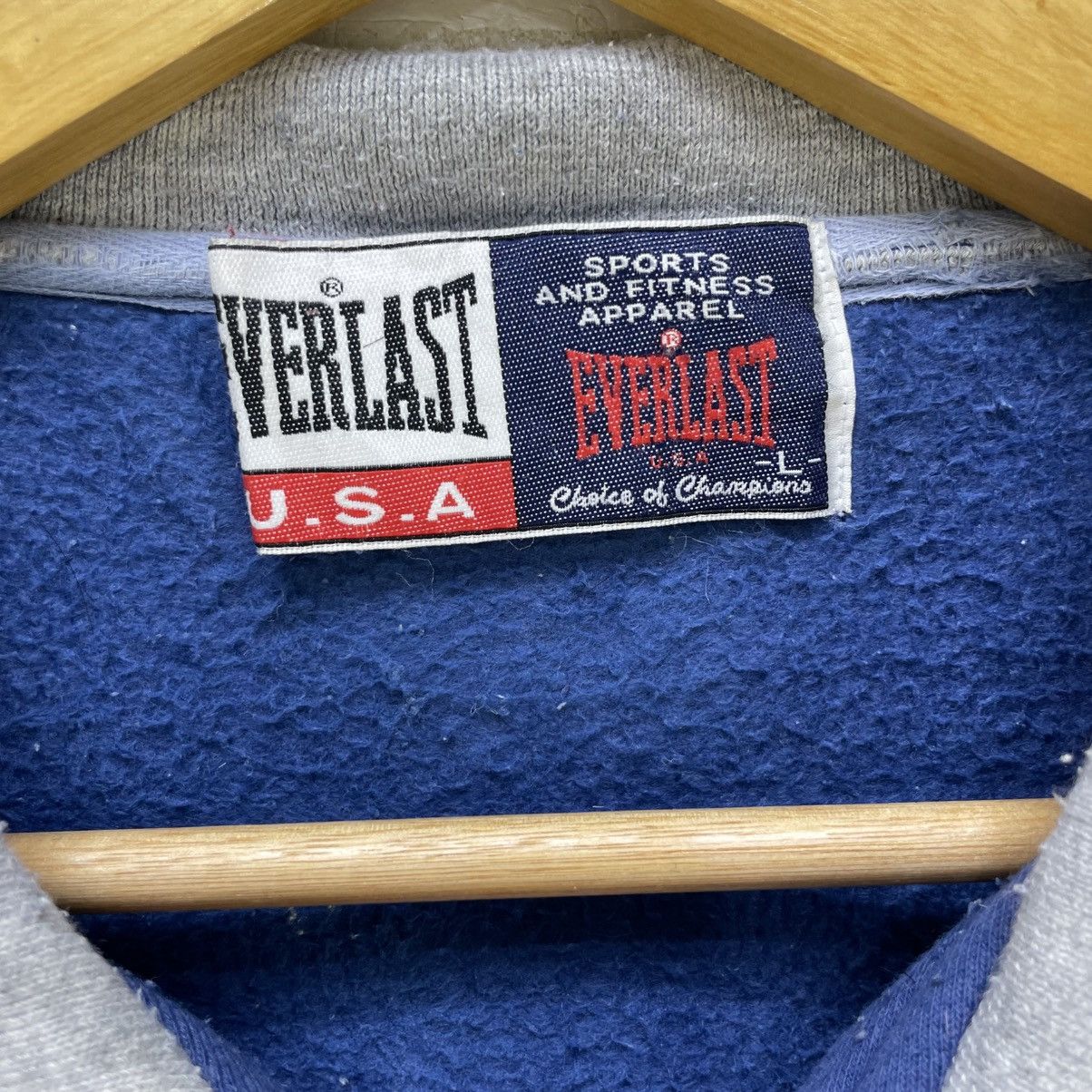 Everlast 💥Vintage 90s Everlast Half Zip Pullover Size US M / EU 48-50 / 2 - 8 Thumbnail