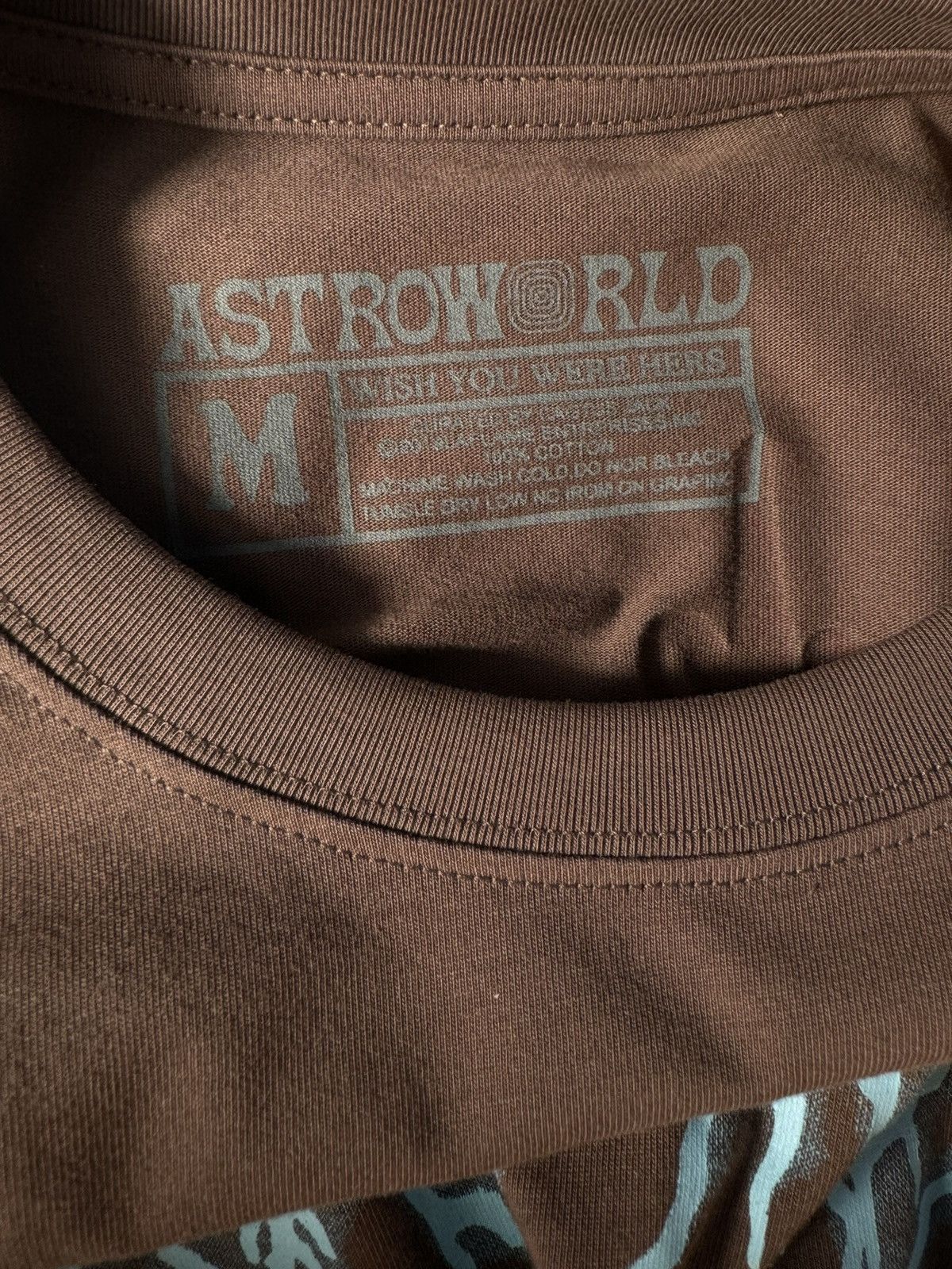 Travis Scott Signed Travis Scott Sicko Mode Astroworld Tour Tee Size US M / EU 48-50 / 2 - 4 Thumbnail