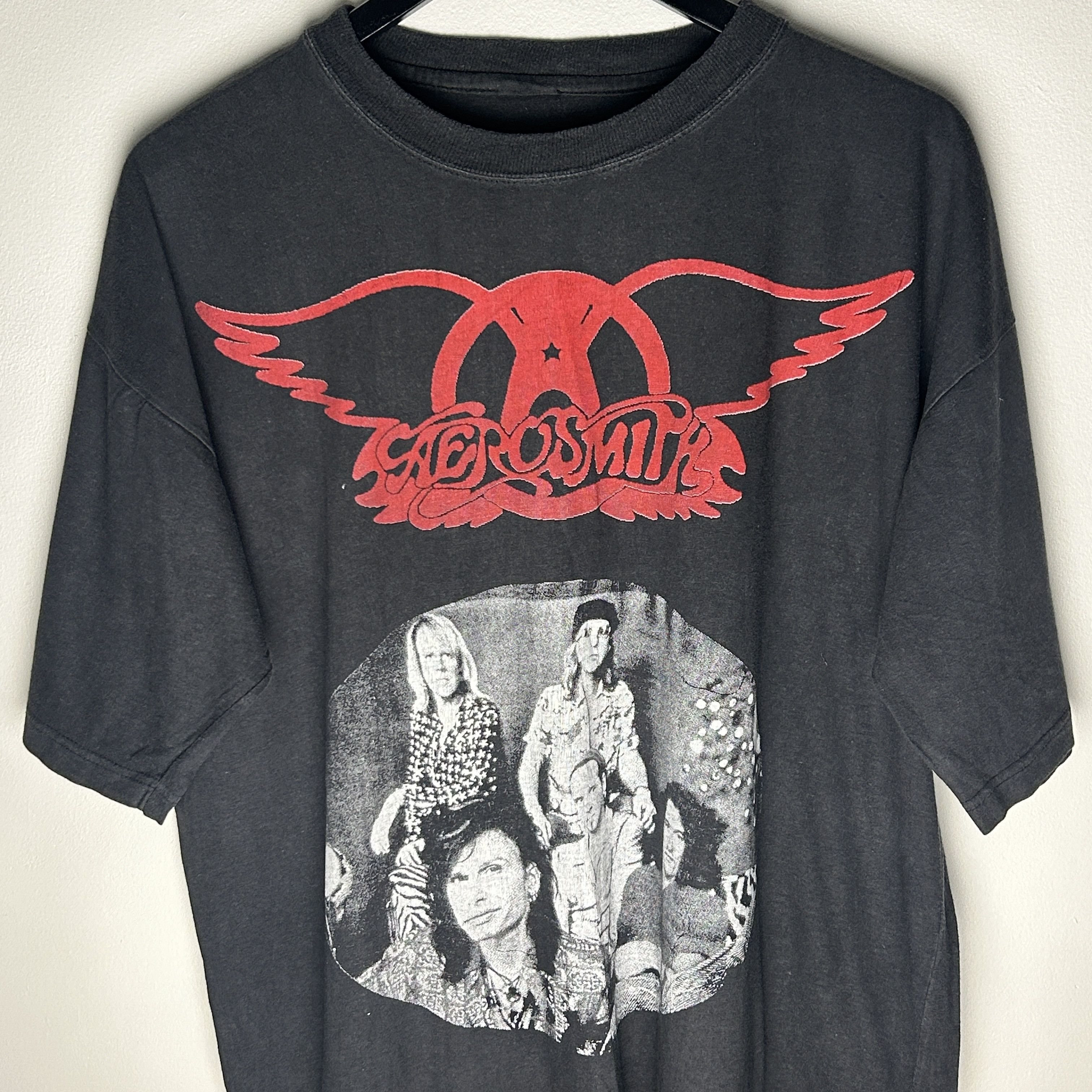 Band Tees Vintage Aerosmith Nine Live Tour 1997 Band T-shirt Size US XL / EU 56 / 4 - 3 Thumbnail