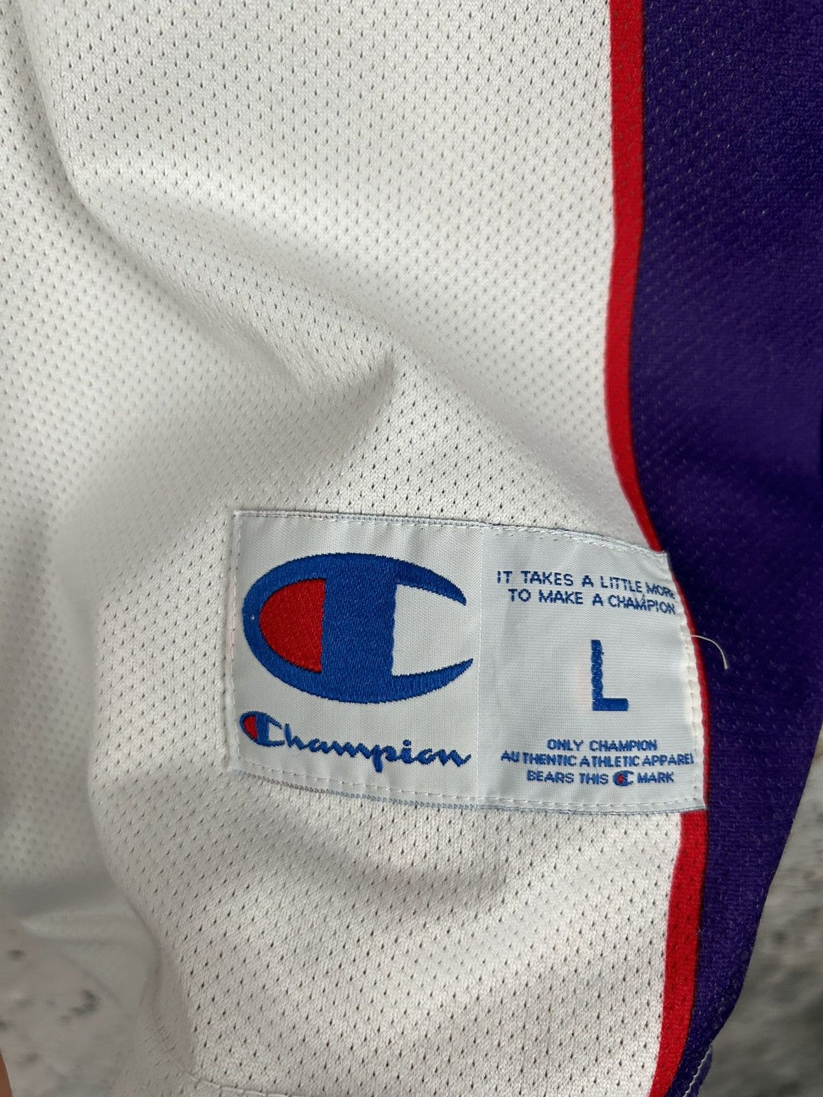 Champion Vintage Phoenix Suns #3 Boris Diaw NBA Jersey 00s Rare 90s Size US L / EU 52-54 / 3 - 6 Thumbnail