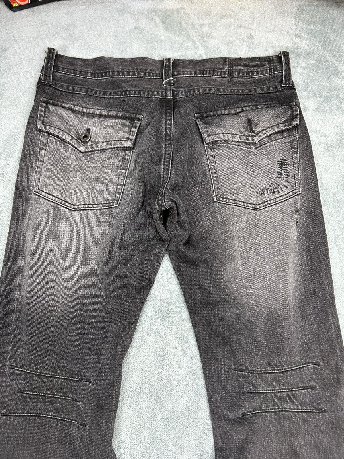 Japanese Brand Rupert Edge Distressed Flared Denim Pants. s0204 Size US 32 / EU 48 - 8 Thumbnail