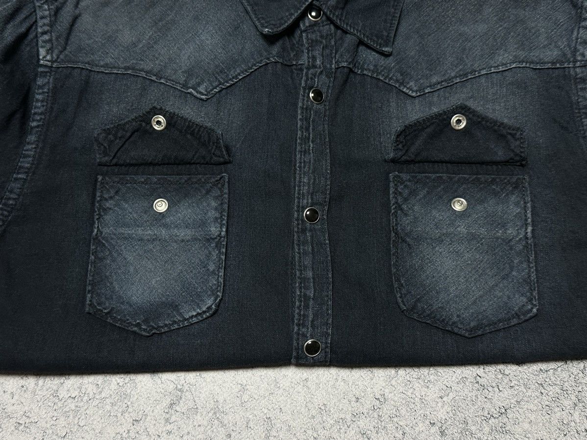 Acne Studios Acne Studios Pop Classics Western Denim Button-Up Shirt Size US M / EU 48-50 / 2 - 11 Thumbnail
