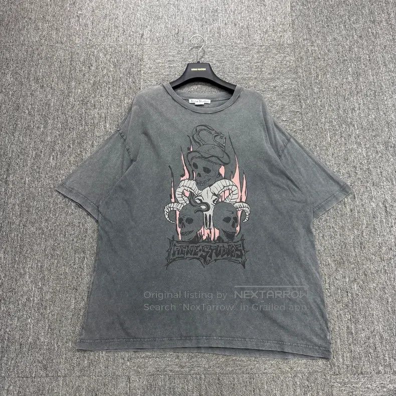 Acne Studios Acne Studios Skull print short sleeve Size US M / EU 48-50 / 2 - 1 Thumbnail
