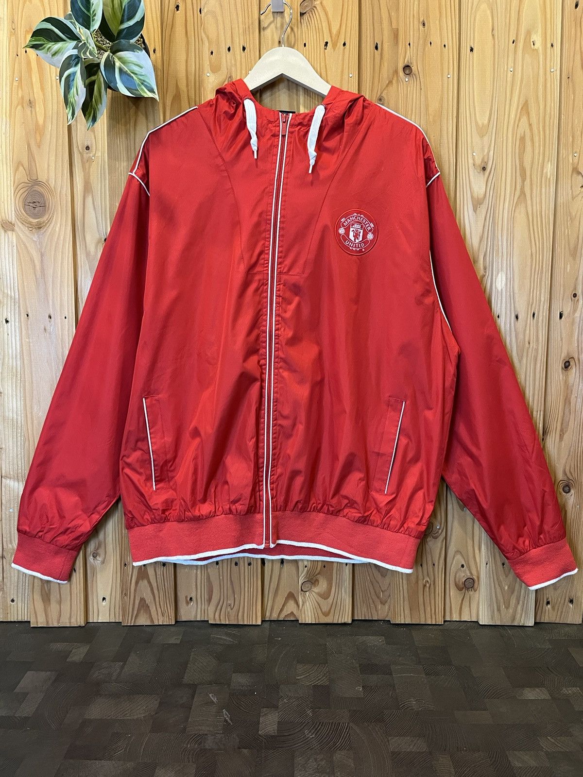 Vintage 💦 MANCHESTER UNITED VINTAGE JACKET Size US XL / EU 56 / 4 - 1 Thumbnail