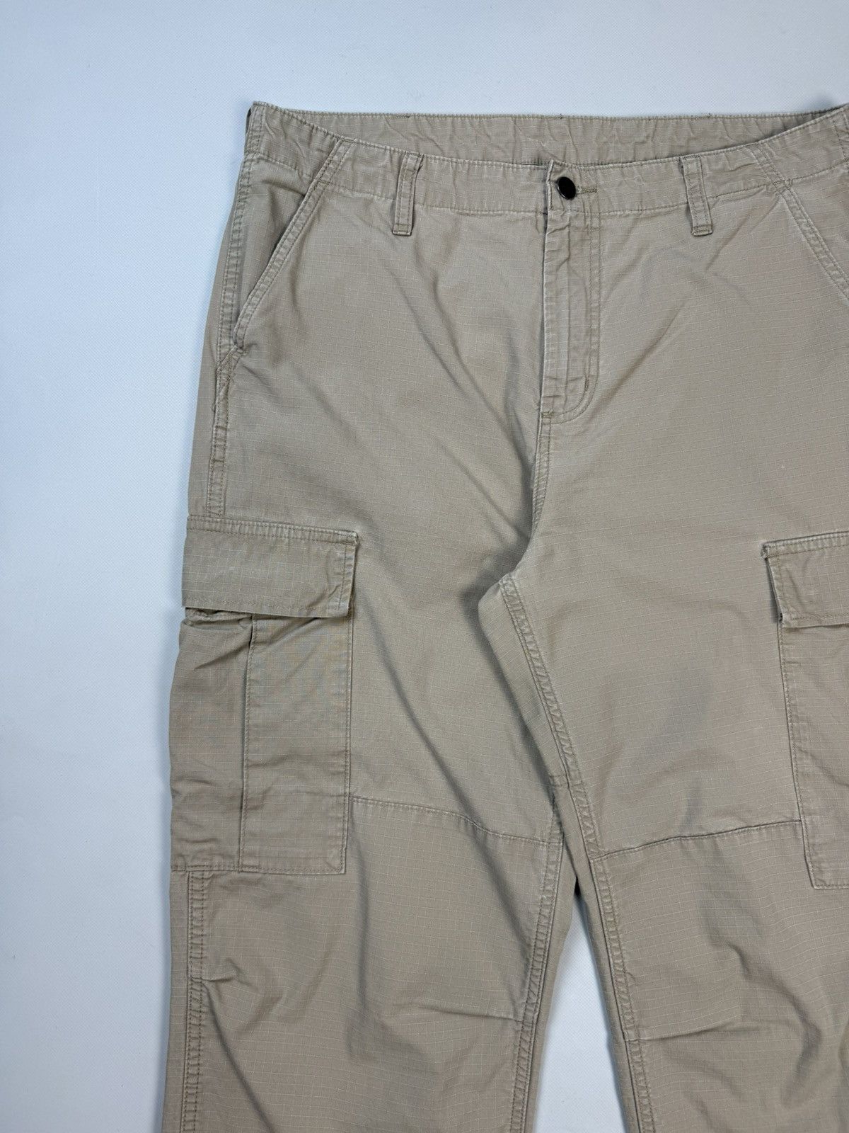 Carhartt Carhartt WIP Men’s Regular Distressed Cargo Pants Trousers Size US 34 / EU 50 - 15 Thumbnail
