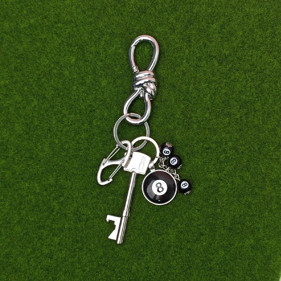 Japanese Brand Twist metal carabiner dice keychain Size ONE SIZE - 1 Thumbnail
