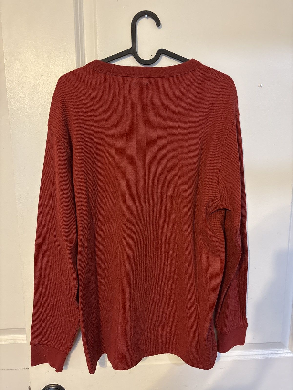 Gap Gap Red Waffle Long Sleeve T shirt Size US M / EU 48-50 / 2 - 2 Thumbnail