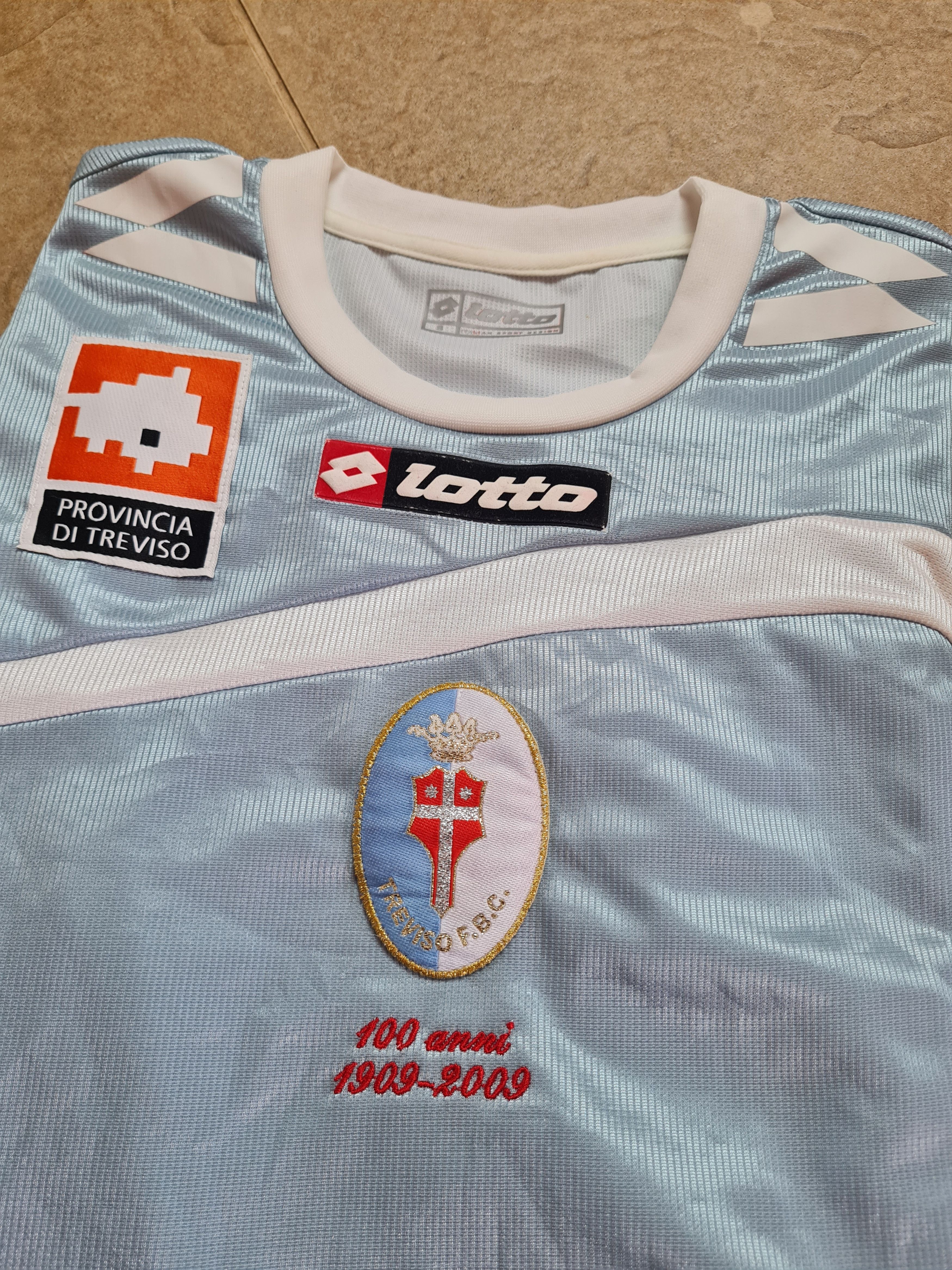 Lotto Sport TREVISO 2008-09 centenary football shirt Lotto Italy maglia Size US S / EU 44-46 / 1 - 5 Thumbnail