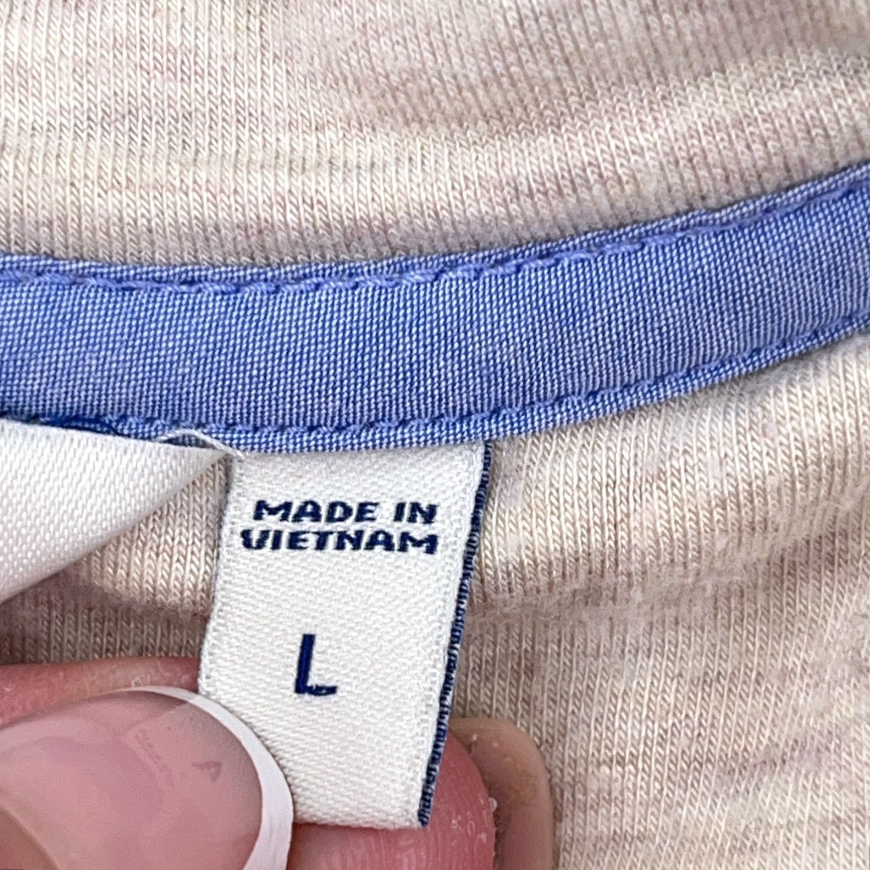 Vineyard Vines Vineyard Vines Sweater Men Large Tan Gray Pullover Quarter Zip Shep Shirt Size US L / EU 52-54 / 3 - 4 Thumbnail