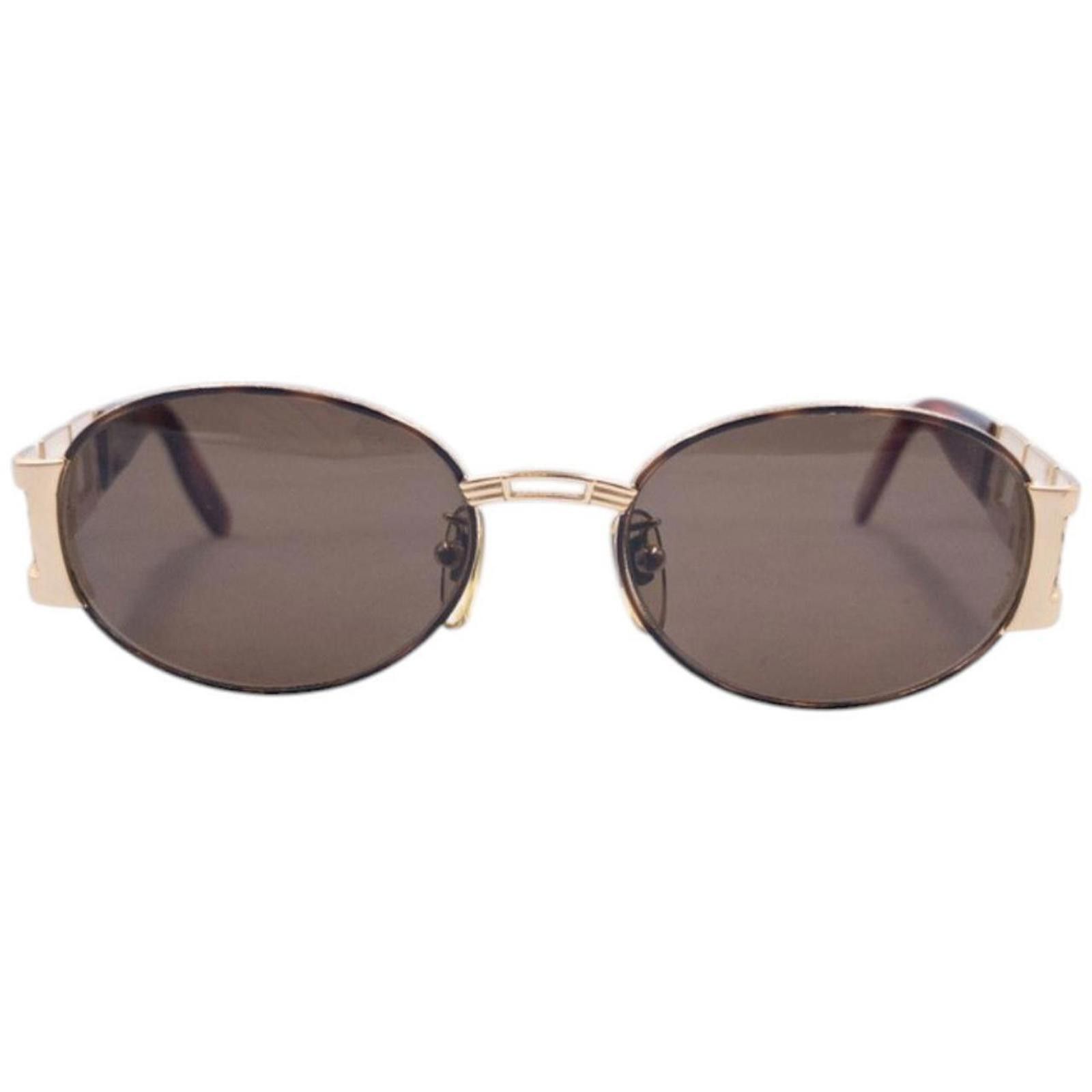 Fendi Vintage Fendi Embossed Tortoise Shell Sunglasses Size ONE SIZE - 2 Thumbnail