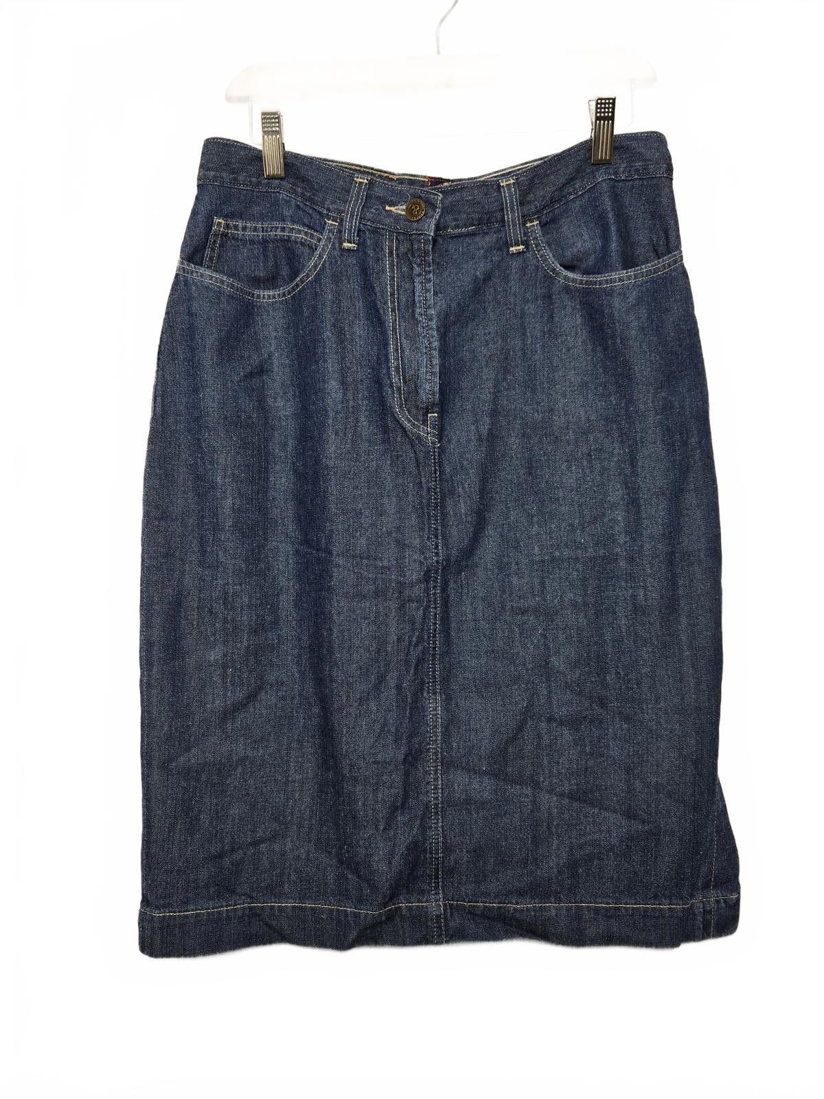 Dolce & Gabbana Skirt Women's Extra Small 44 Denim Pencil