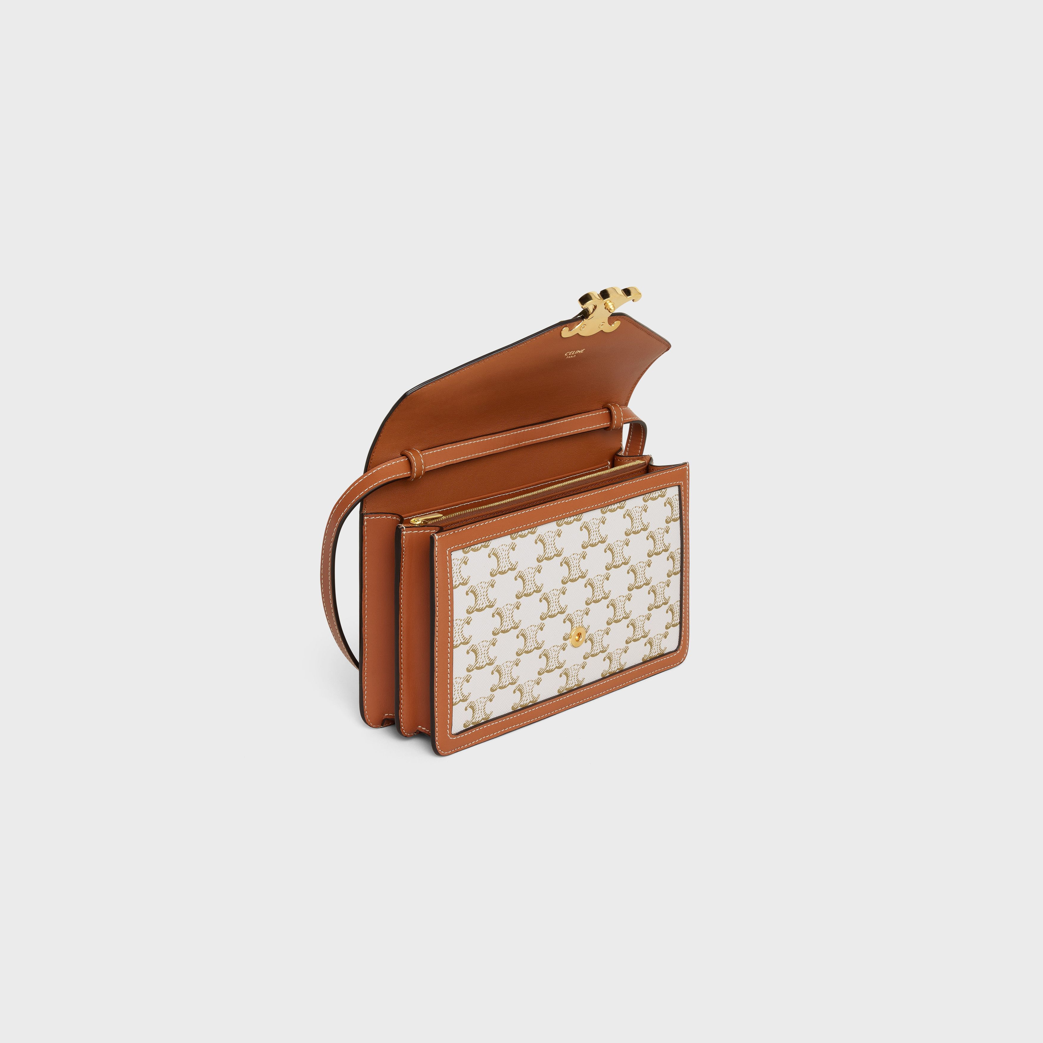 Celine o1bcso1str0125 Size: OS / Triomphe Canvas Enveloppe Bag Size ONE SIZE - 4 Thumbnail