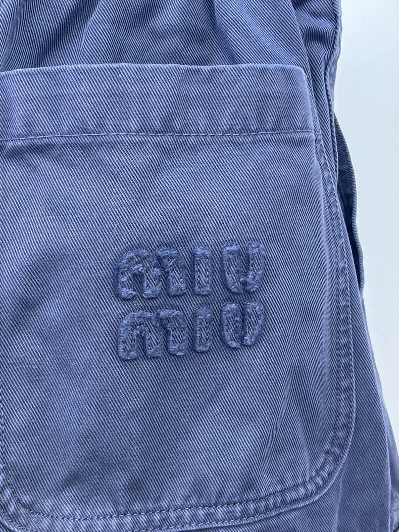 Prada Miu Miu Waisttye Straight Cargo Pants-2506 Size 35" - 3 Thumbnail