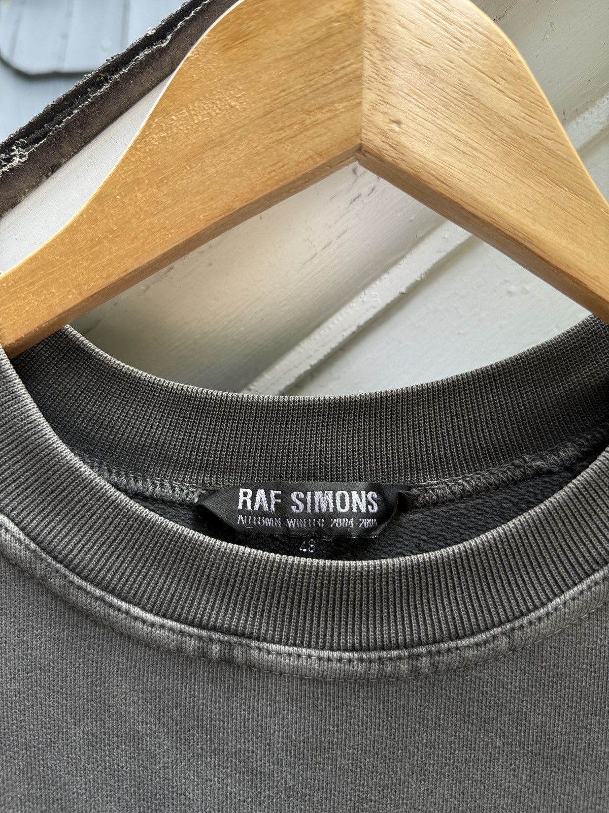 Raf Simons Raf Simons AW04 “Waves” shipwreck poem sweatshirt Size US L / EU 52-54 / 3 - 4 Thumbnail