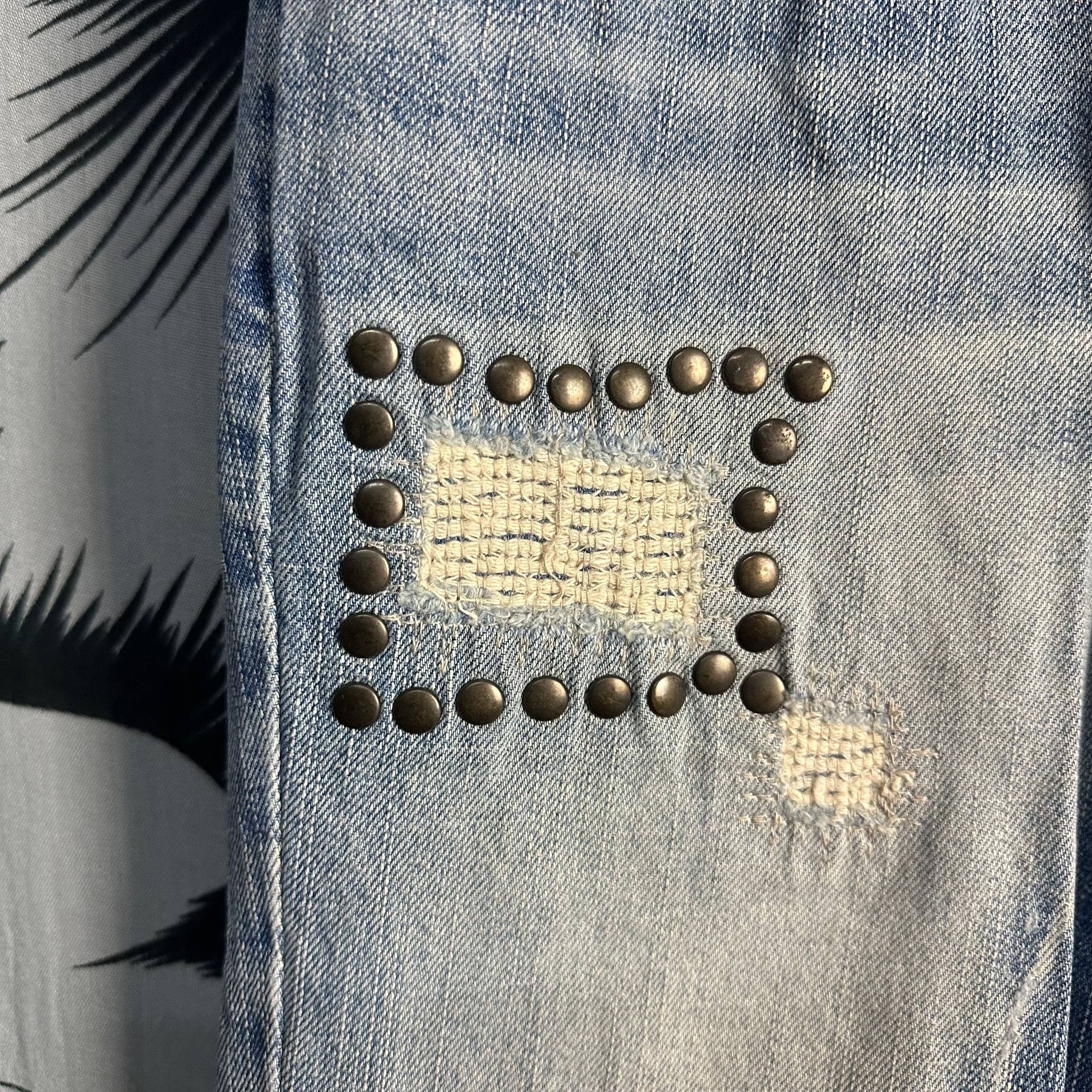 PPFM 2000s PPFM Punk Distressed Denim Pant Size US 32 / EU 48 - 10 Thumbnail