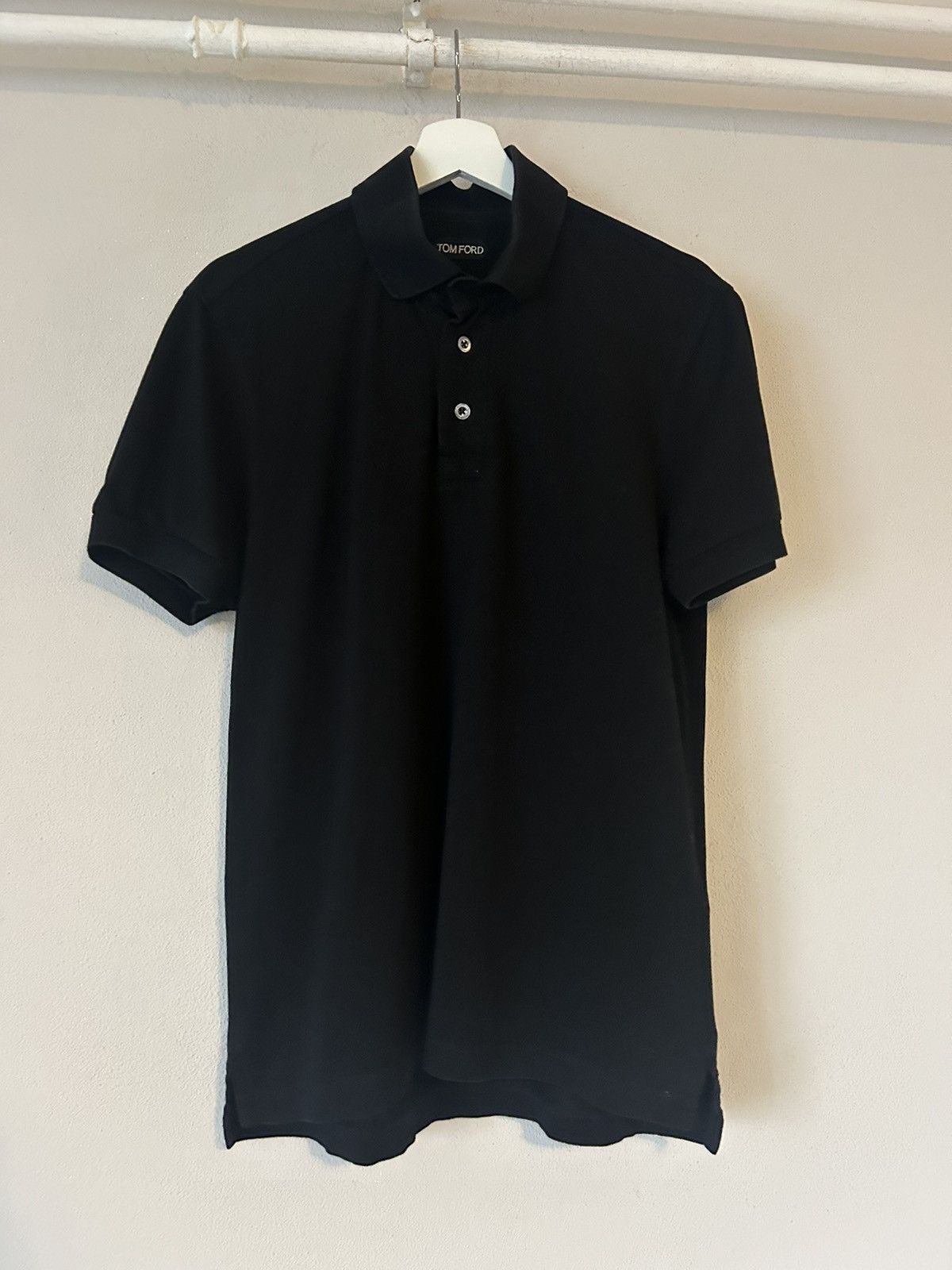 Tom Ford Tom Ford Black Classic Polo Shirt Size US M / EU 48-50 / 2 - 1 Thumbnail