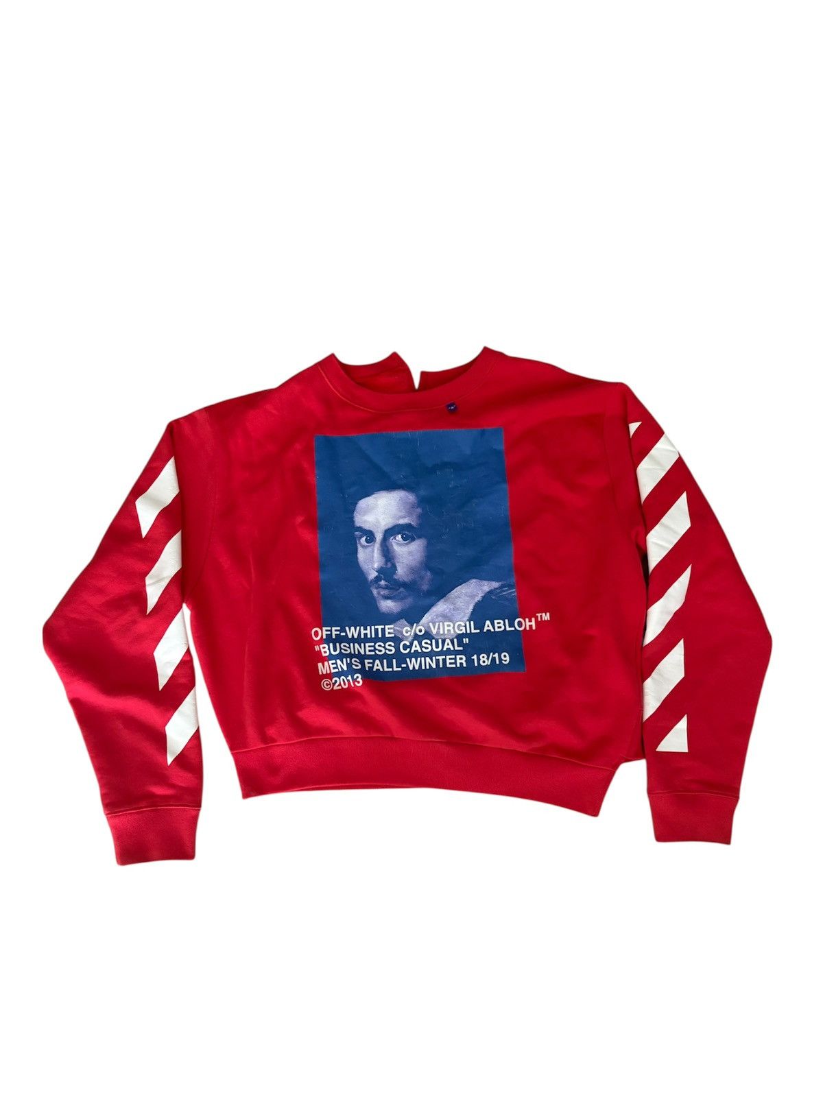 FW 2019 Red Offwhite Sweater