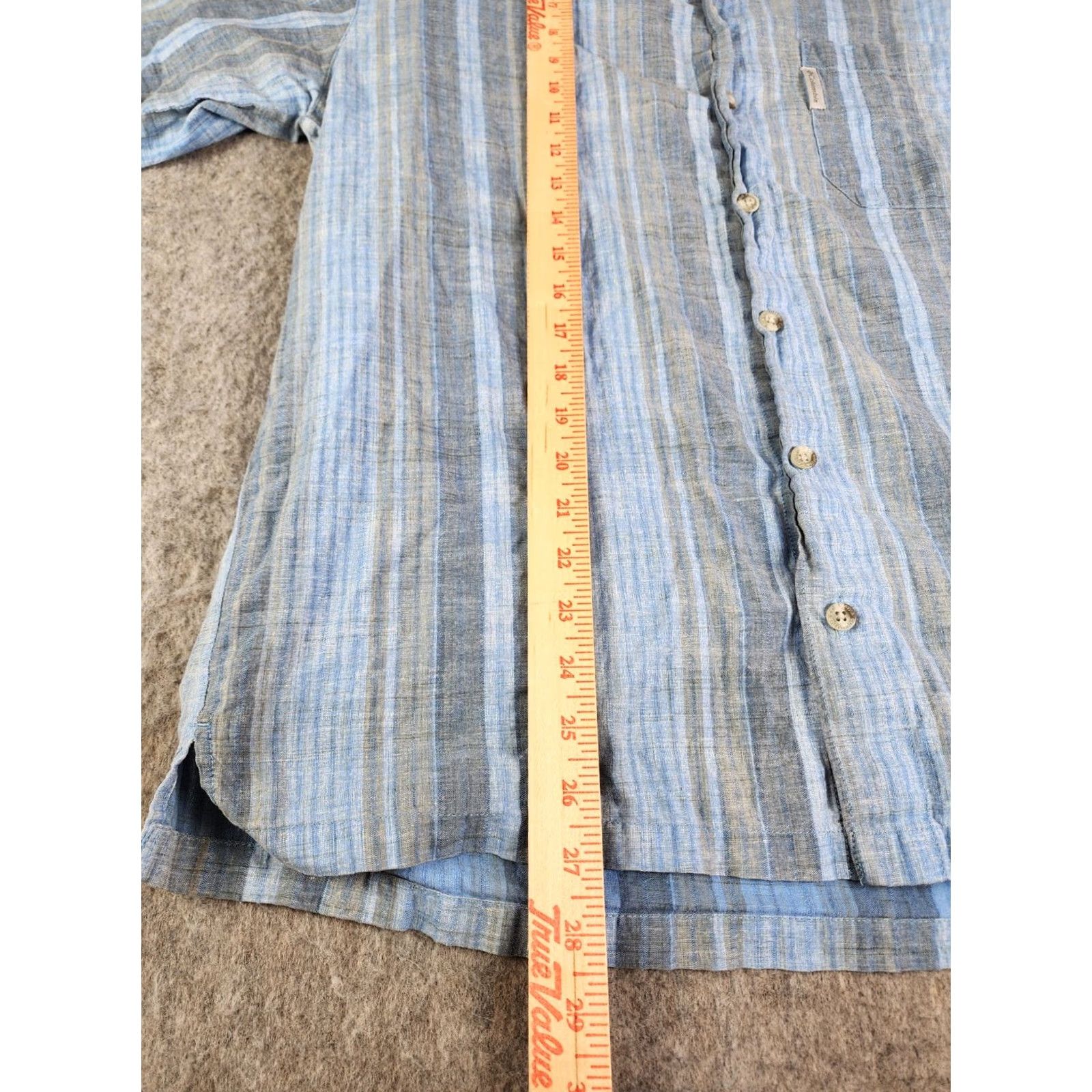 Vintage Columbia XCO Shirt Blue Short Sleeve Button-Up Shirt Mens M Casual Plaid 90s Marine Outdoor Sample: Columbia XCO Shirt Size US M / EU 48-50 / 2 - 6 Thumbnail