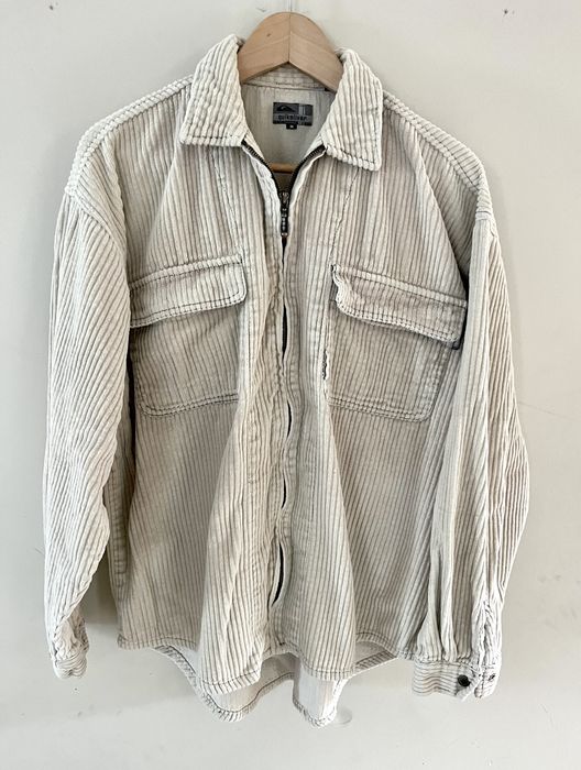 Quiksilver Quiksilver vintage 90s corduroy zippered shirt, M | Grailed