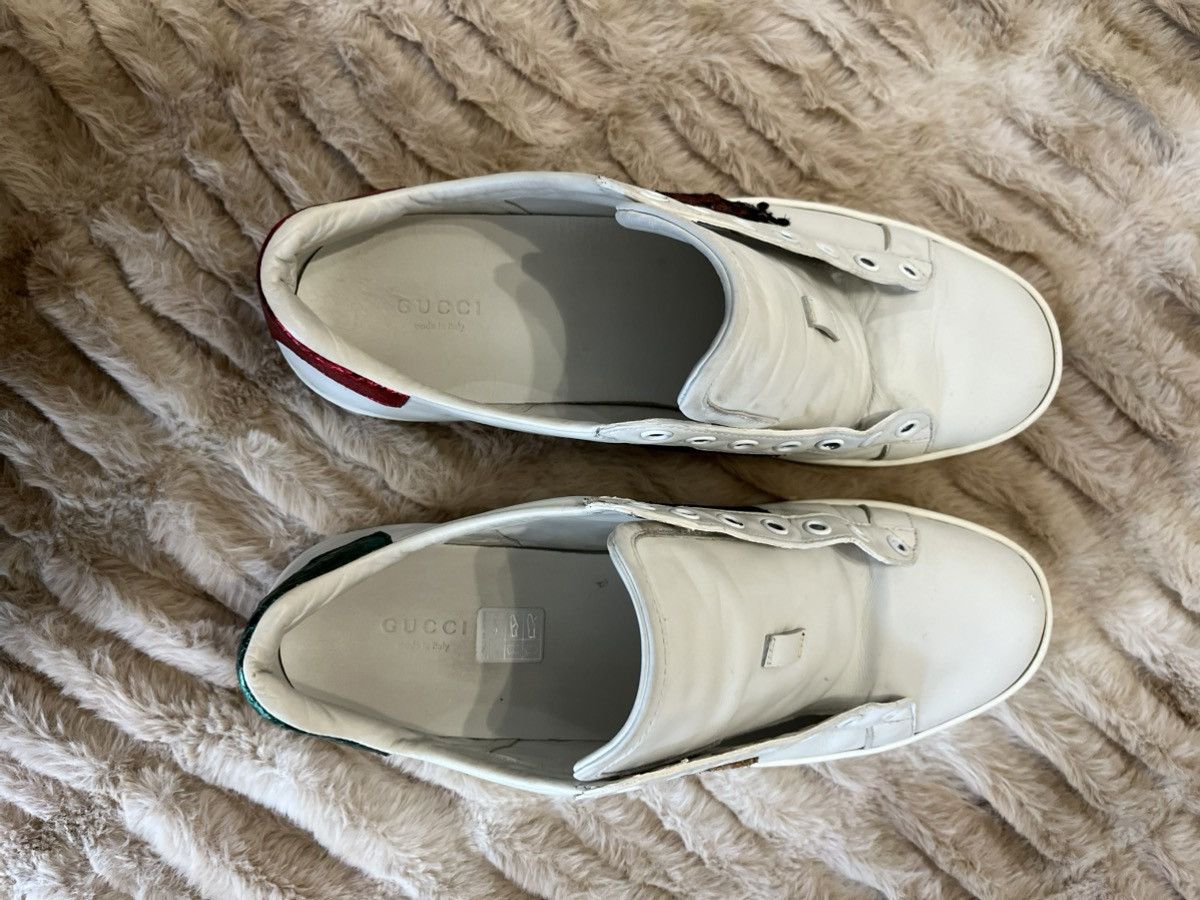 Gucci Ace Embroidered Ladybug & Pineapple Sneakers