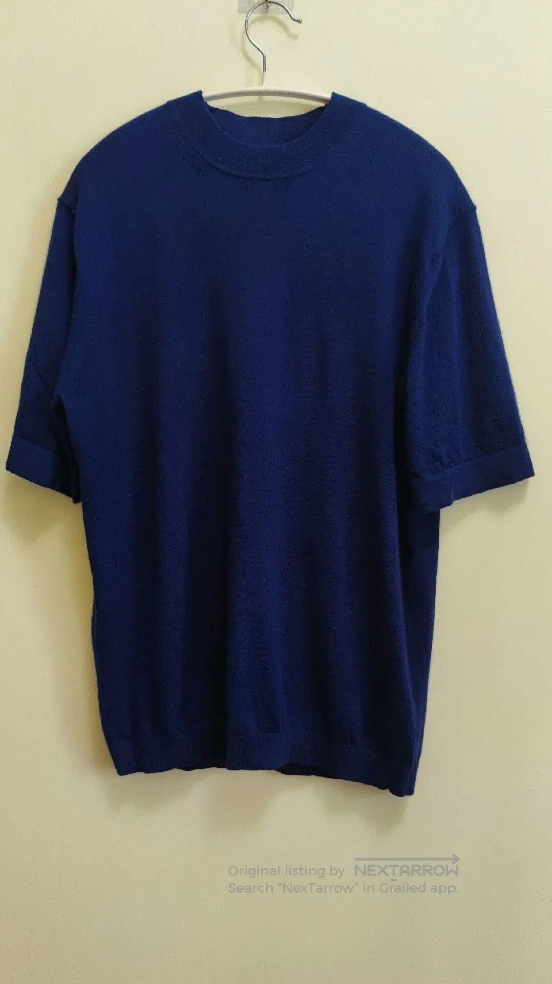 Other Dreyden Blue Cashmere Knit Short Sleeve Sweater. Size US M / EU 48-50 / 2 - 1 Thumbnail