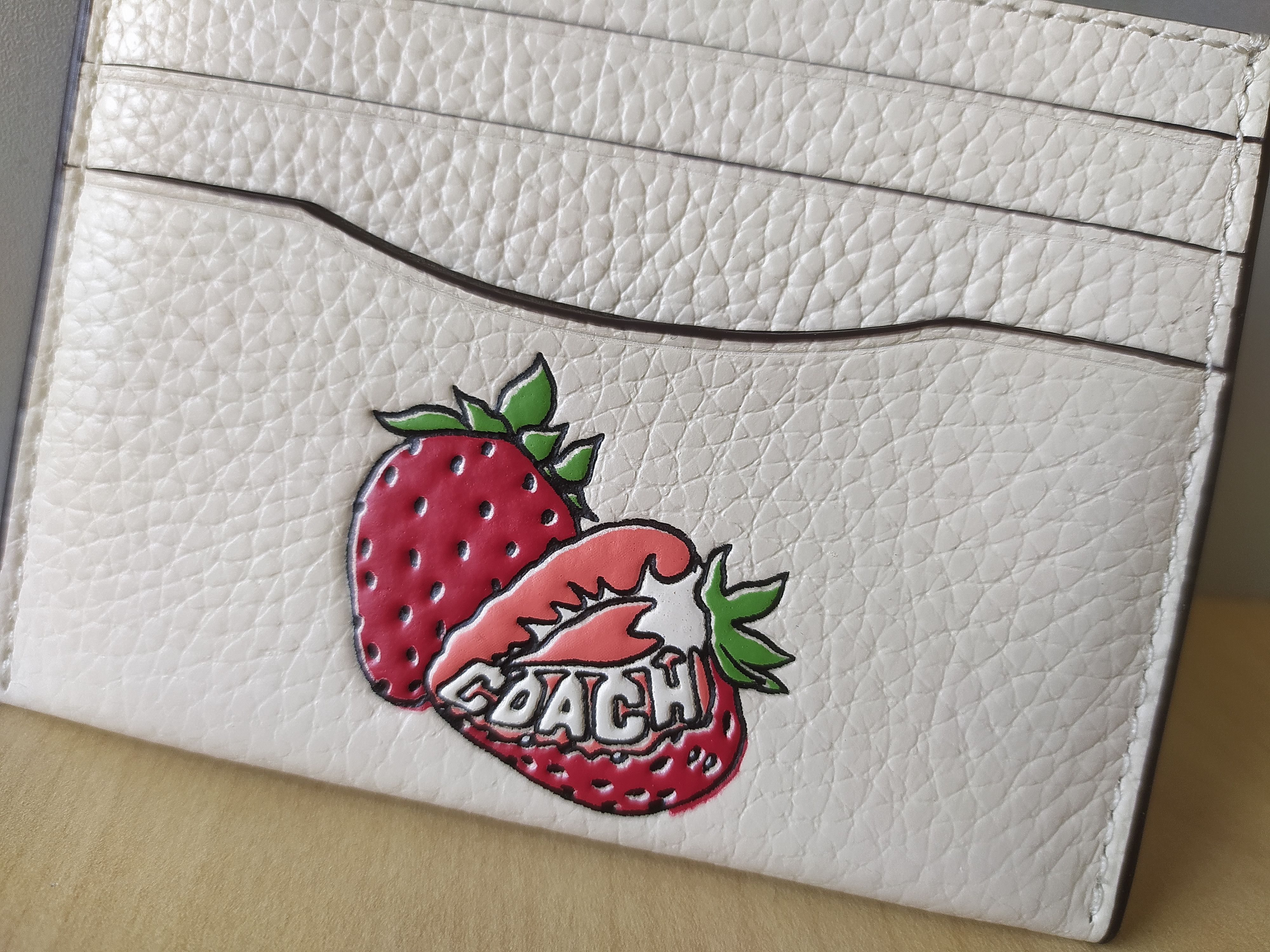 Coach Coach Leather Slim Credit Card case Free Shipping T/1903 Size ONE SIZE - 2 Thumbnail