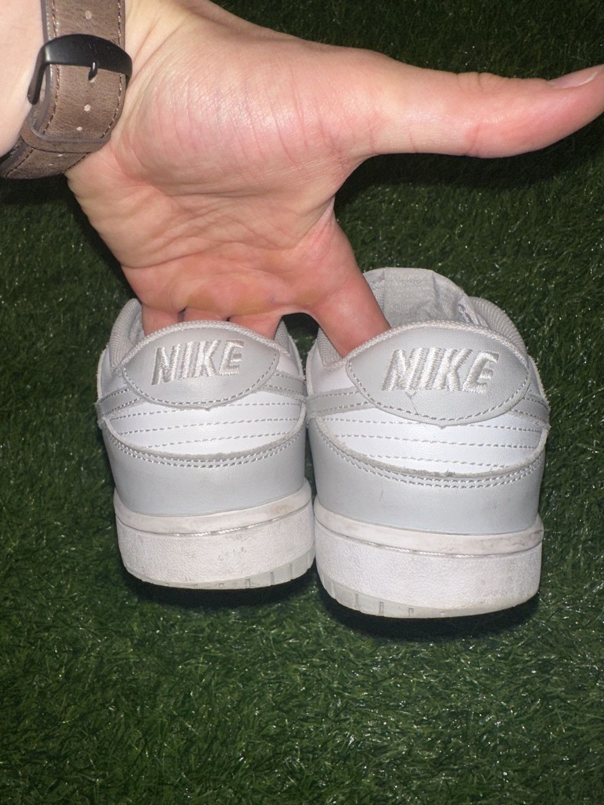 Nike Nike dunk low grey fog sneaker shoes size 5.5 Size US 5.5 / EU 38 - 5 Thumbnail