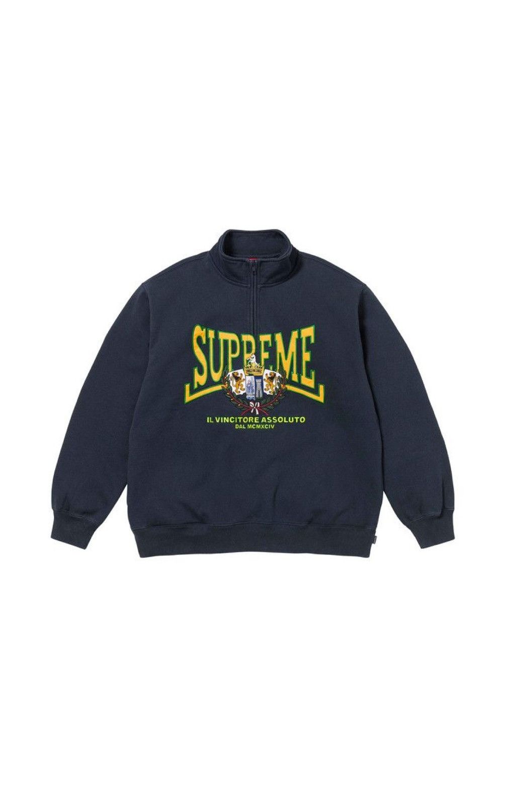 Supreme Supreme FW07 striped crest hoodie | Grailed
