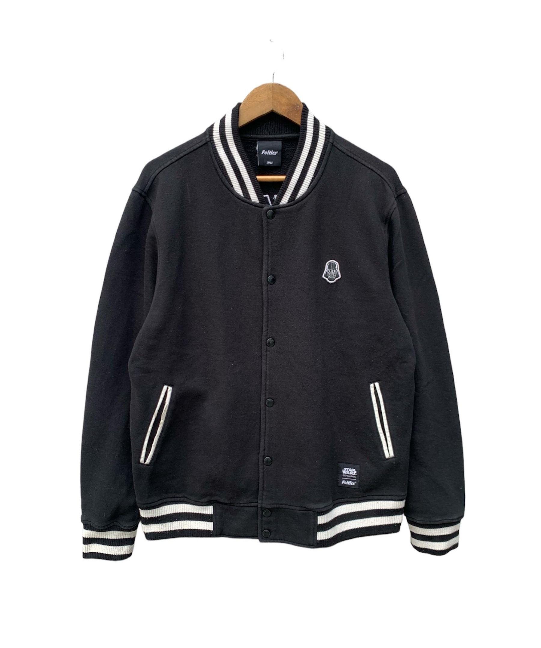 Star Wars Vintage Star Wars Darth Vader X Feltics Varsity Jacket Size US L / EU 52-54 / 3 - 2 Thumbnail