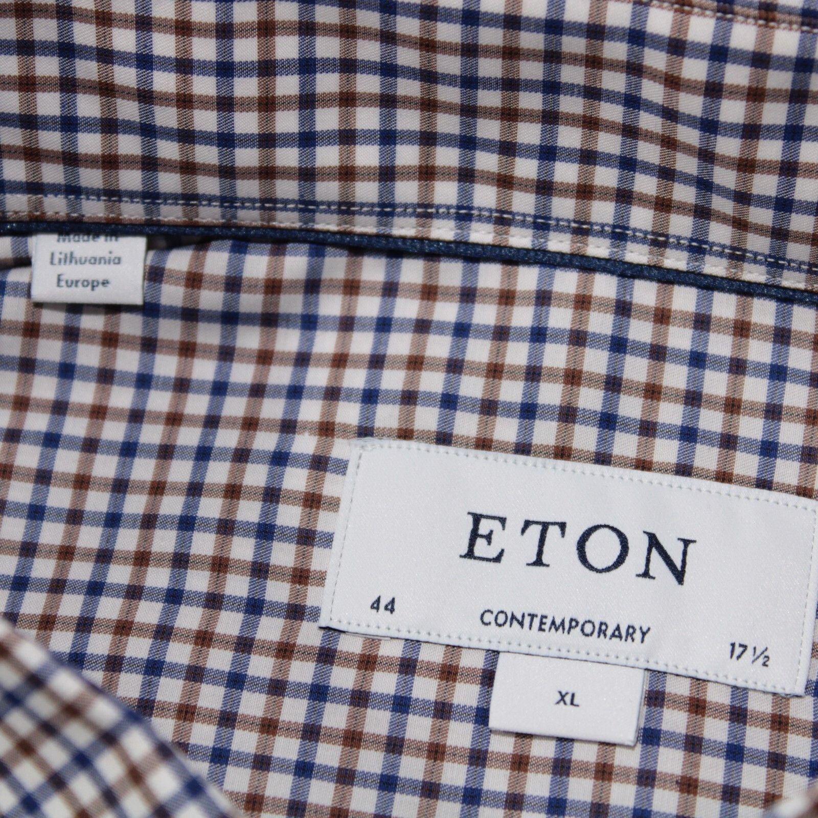 Eton Eton New with tags Shirt Size XL US In Brown Size US XL / EU 56 / 4 - 3 Thumbnail