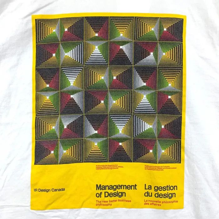 Vintage PHOTOFOLIO MANAGEMENT OF DESIGN Tee Shirt Top Art Abstract Size M / US 6-8 / IT 42-44 - 4 Thumbnail