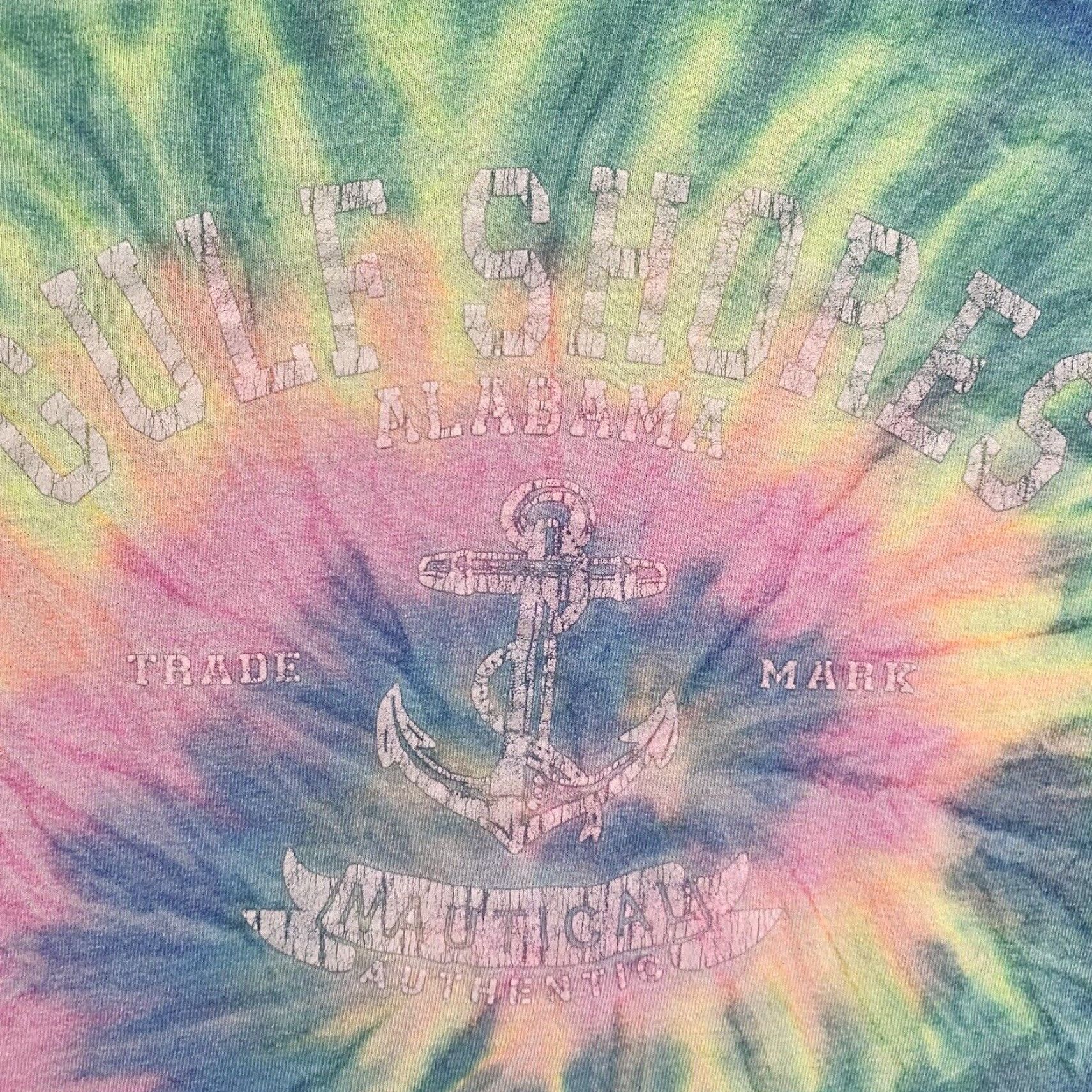 Vintage VINTAGE Tie-Dye T-Shirt Unisex Small Beach Alabama Casual Cotton 90s Destination USA Size US S / EU 44-46 / 1 - 2 Thumbnail