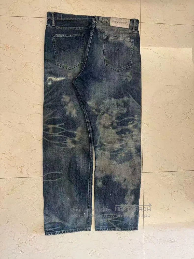 Neighborhood Neighborhood size XL Distressed Washed Bull King Denim Jea Size US 27 - 5 Thumbnail