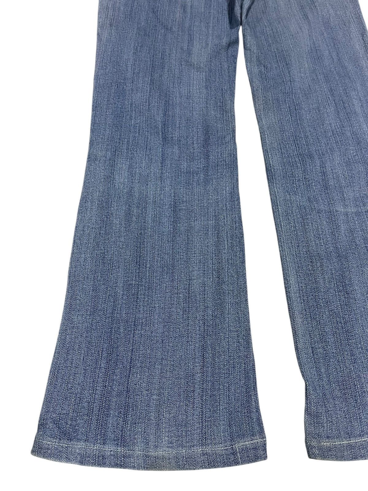 If Six Was Nine × Japanese Brand × Le Grande Bleu (L.G.B.) FLARE💥 JAPANESE BRAND WASHED BLUE DENIM PANTS Size 30" / US 8 / IT 44 - 11 Thumbnail