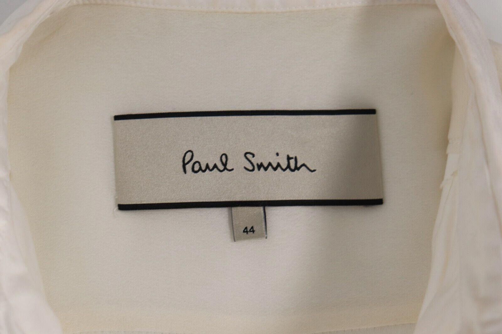Paul Smith Paul Smith US8 White Button Up Shirt Long Sleeve Blouse Size M / US 6-8 / IT 42-44 - 3 Thumbnail