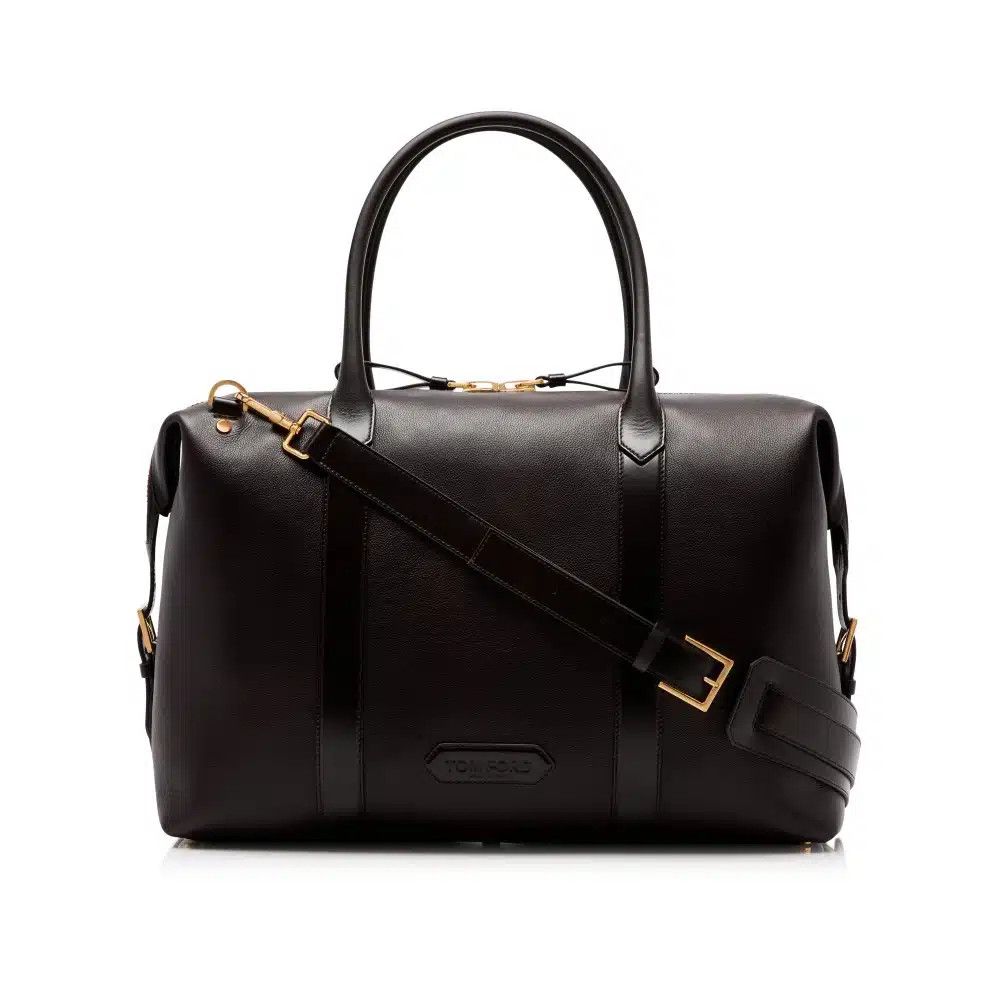 Tom Ford o1loc1c0326 H0617 Size: OS / Leather Duffle Bag Dark Brown Size ONE SIZE - 1 Preview
