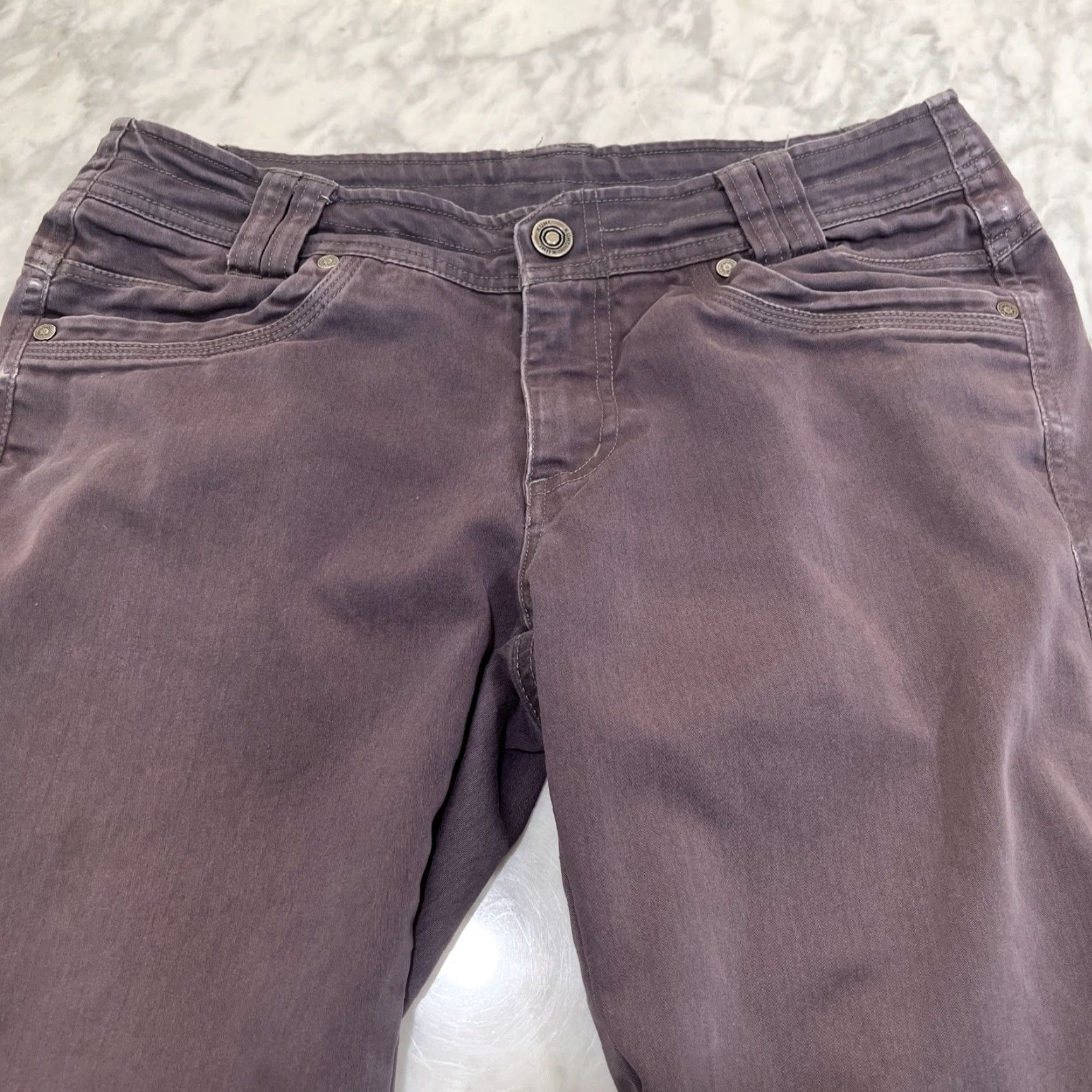 Vintage Kuhl Jeans Pants Women’s Size 4 Purple Eggplant Straight Pockets Regular Gloves? No Size 27" / US 4 / IT 40 - 4 Thumbnail