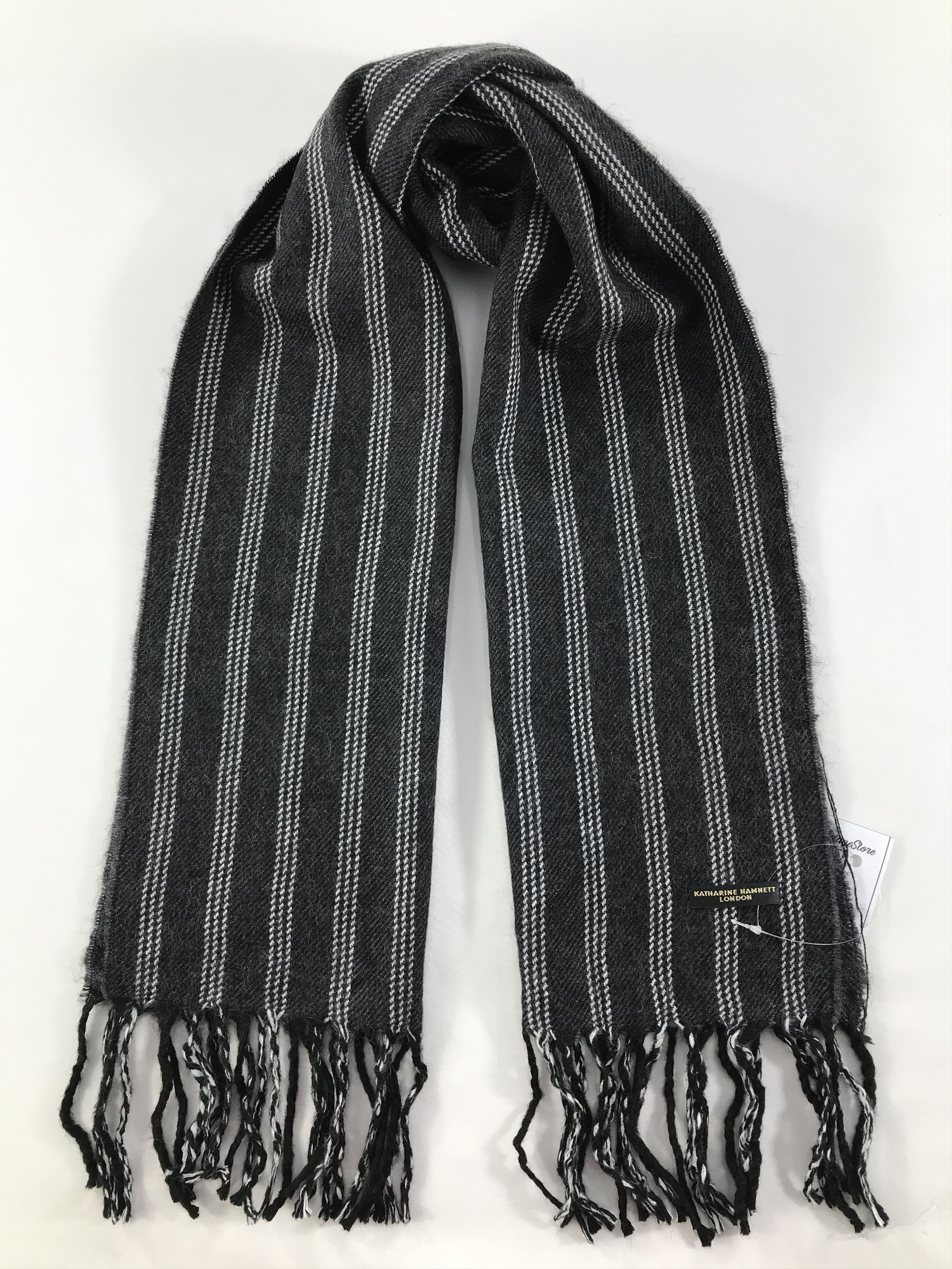 Katharine Hamnett London × Vintage Katharine Hamnett London Scarf / Muffler / Neckwear - WW2558 Size ONE SIZE - 1 Thumbnail