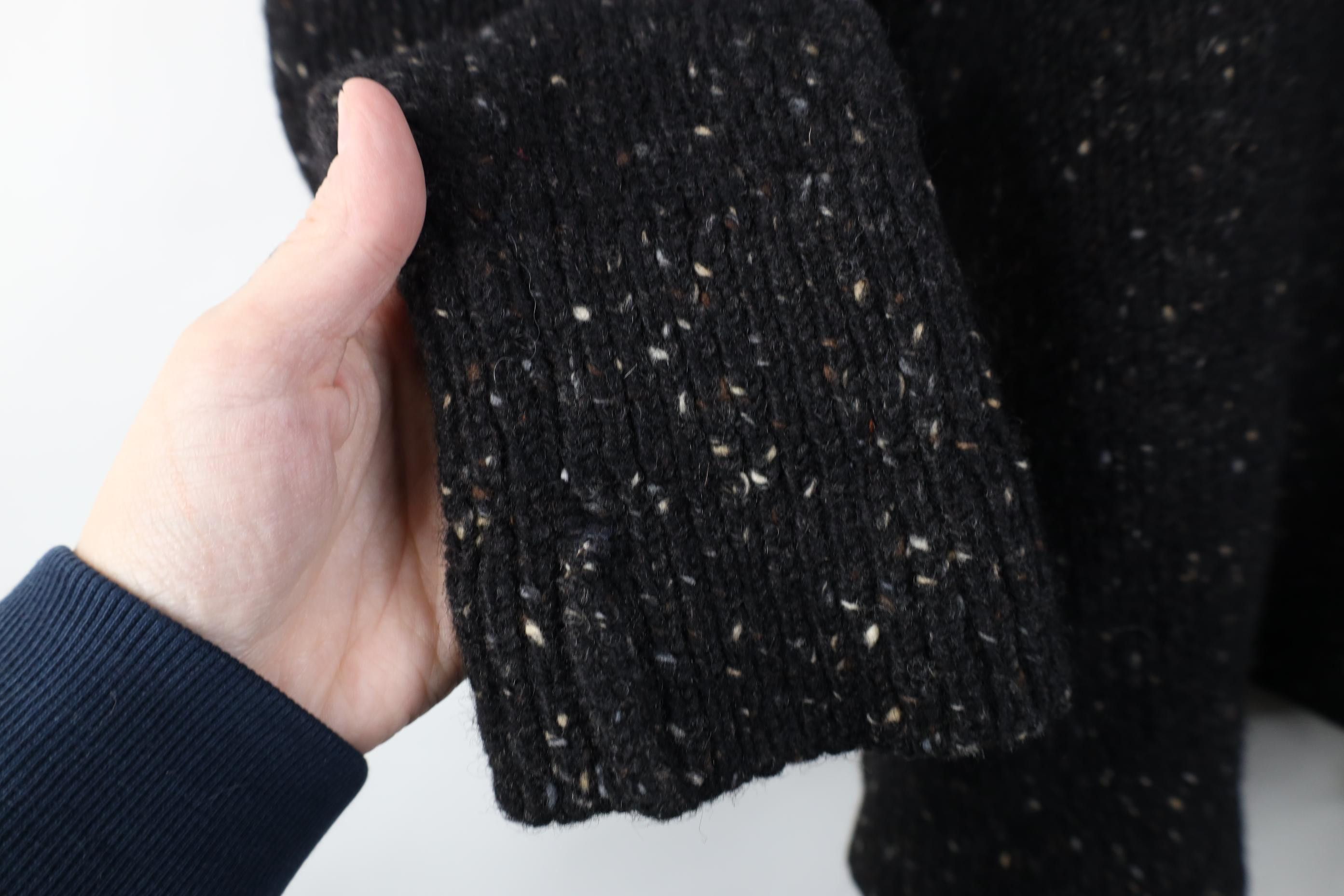 Vintage Vintage 90s Flecked Heavyweight Irish Wool Marled Sweater Size XXL / US 16-18 / IT 52-54 - 6 Thumbnail