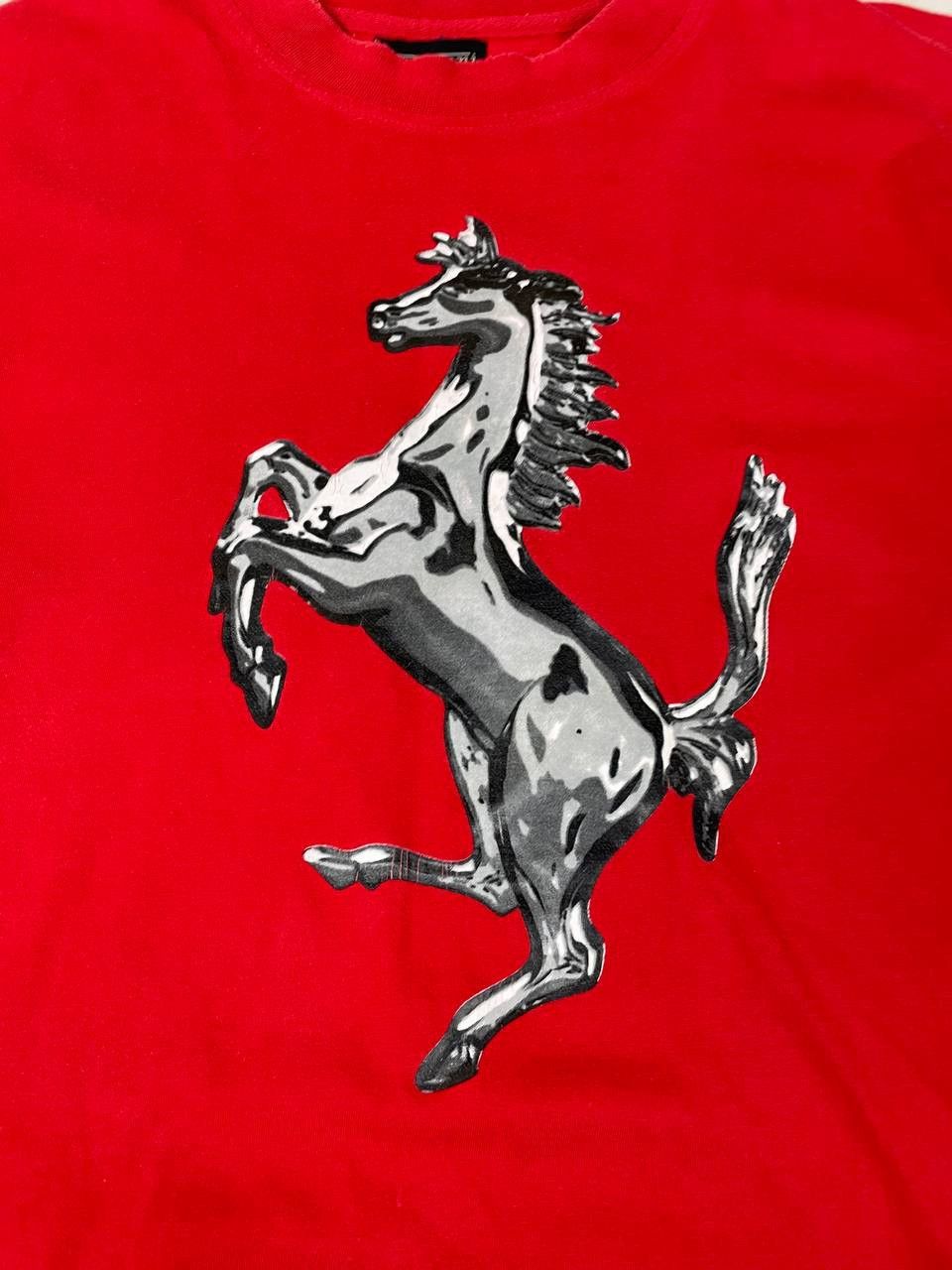 Ferrari Vintage Scuderia Ferrari F1 Silver Horse Graphic T-Shirt Size US M / EU 48-50 / 2 - 5 Thumbnail