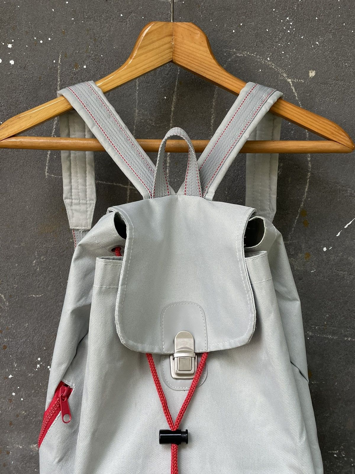 Japanese Brand × Vintage Toyota 70’s Archive Vintage Backpack Parachute Y2K Racing Size ONE SIZE - 8 Thumbnail