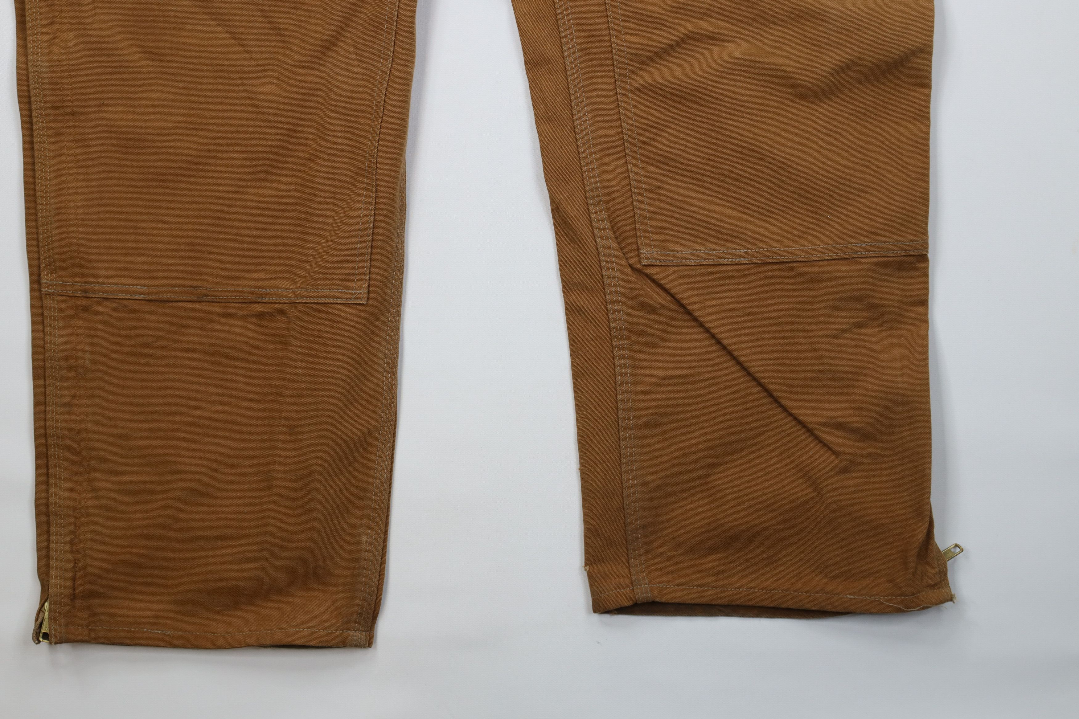 Carhartt Vintage Y2K Carhartt Canvas Wide Leg Pants Duck Brown USA Size US 44 / EU 60 - 5 Thumbnail