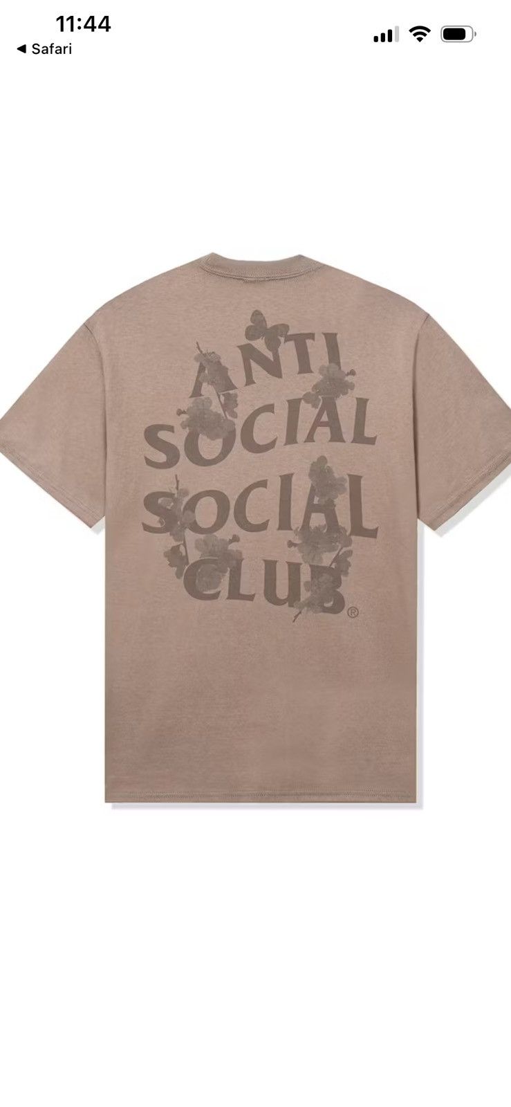 Anti Social Social Club Anti social social club tee Size US L / EU 52-54 / 3 - 2 Thumbnail