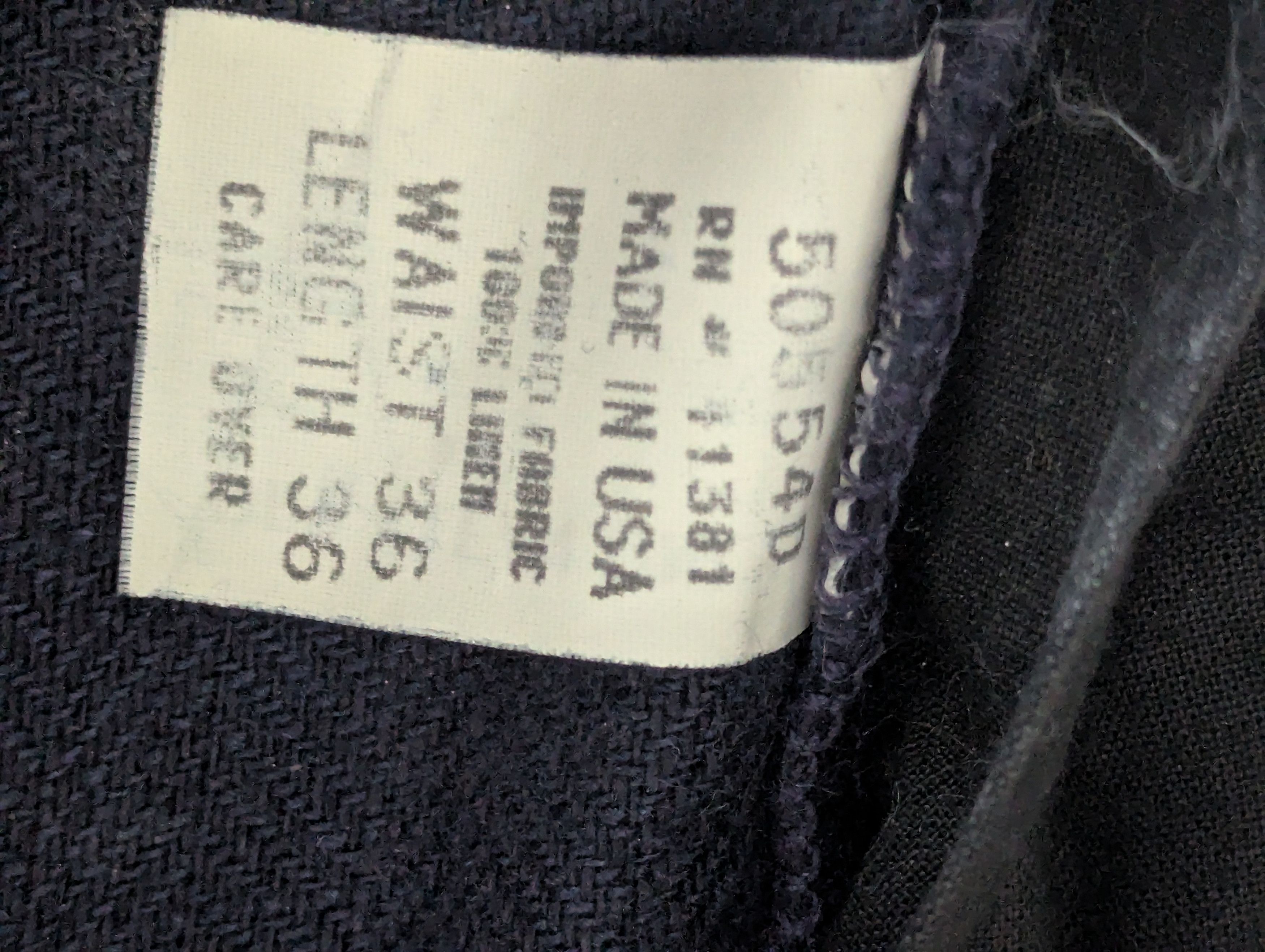 Polo Ralph Lauren Linen Pant Blue Size 36R - 3 Thumbnail