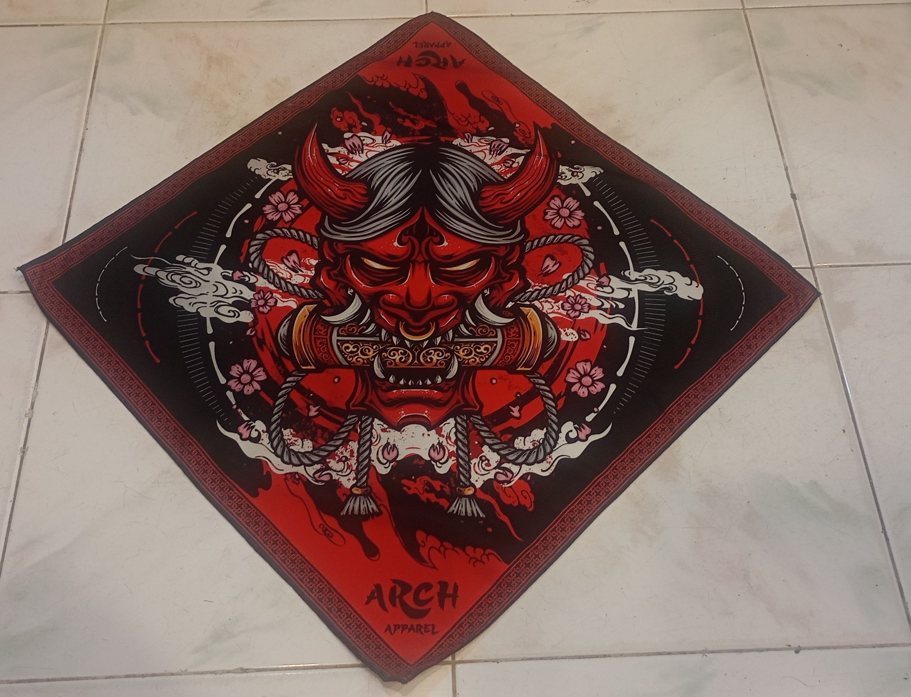 Band Tees Skulls Bandana Handkerchief Rock Band Streetwear Size ONE SIZE - 1 Thumbnail