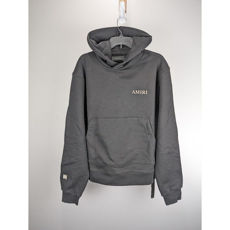 Amiri o1rshd1 Puff Logo Hoodie in Black Size US XL / EU 56 / 4 - 2 Thumbnail